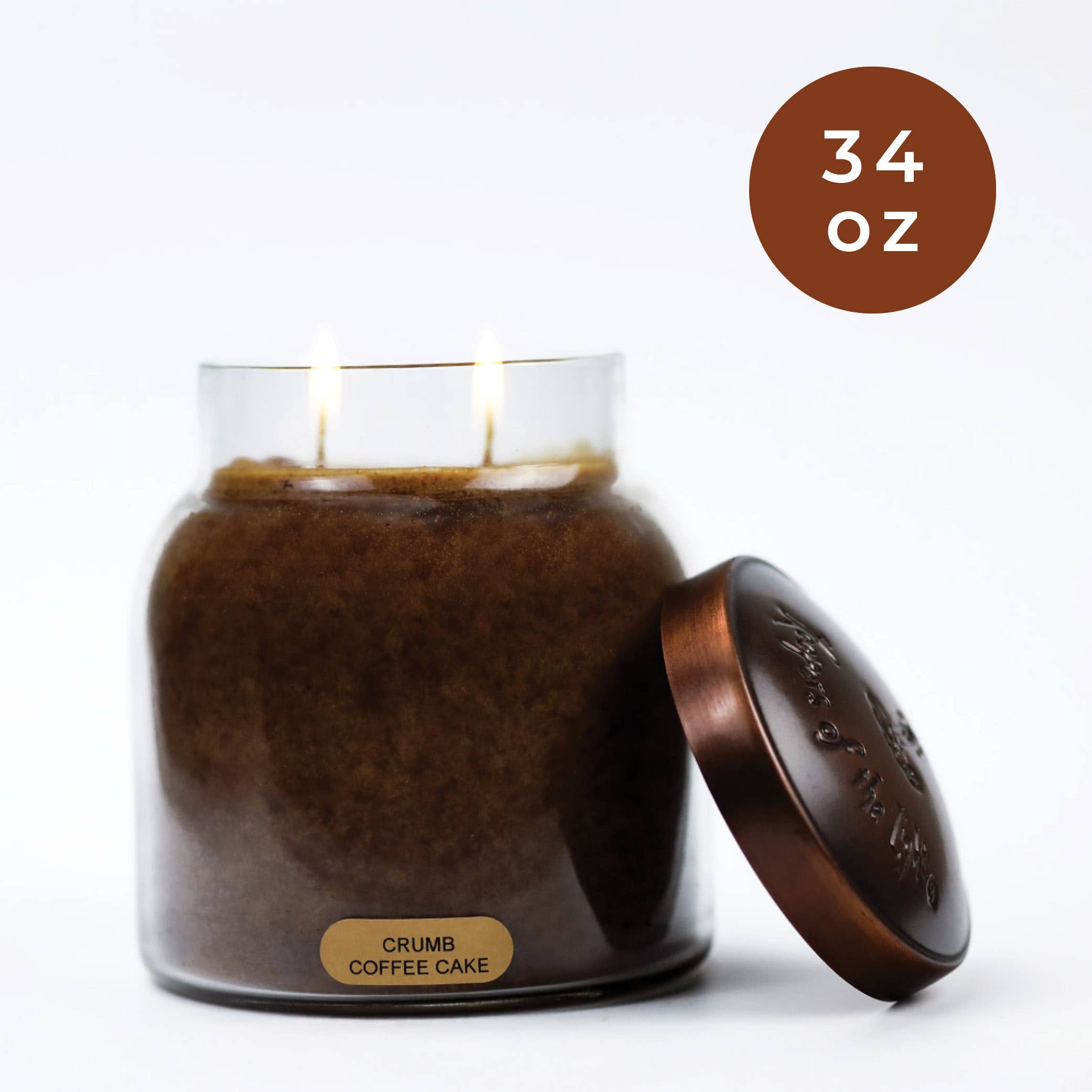Crumb Coffee Cake – 34oz Strong Scented Gift Candle