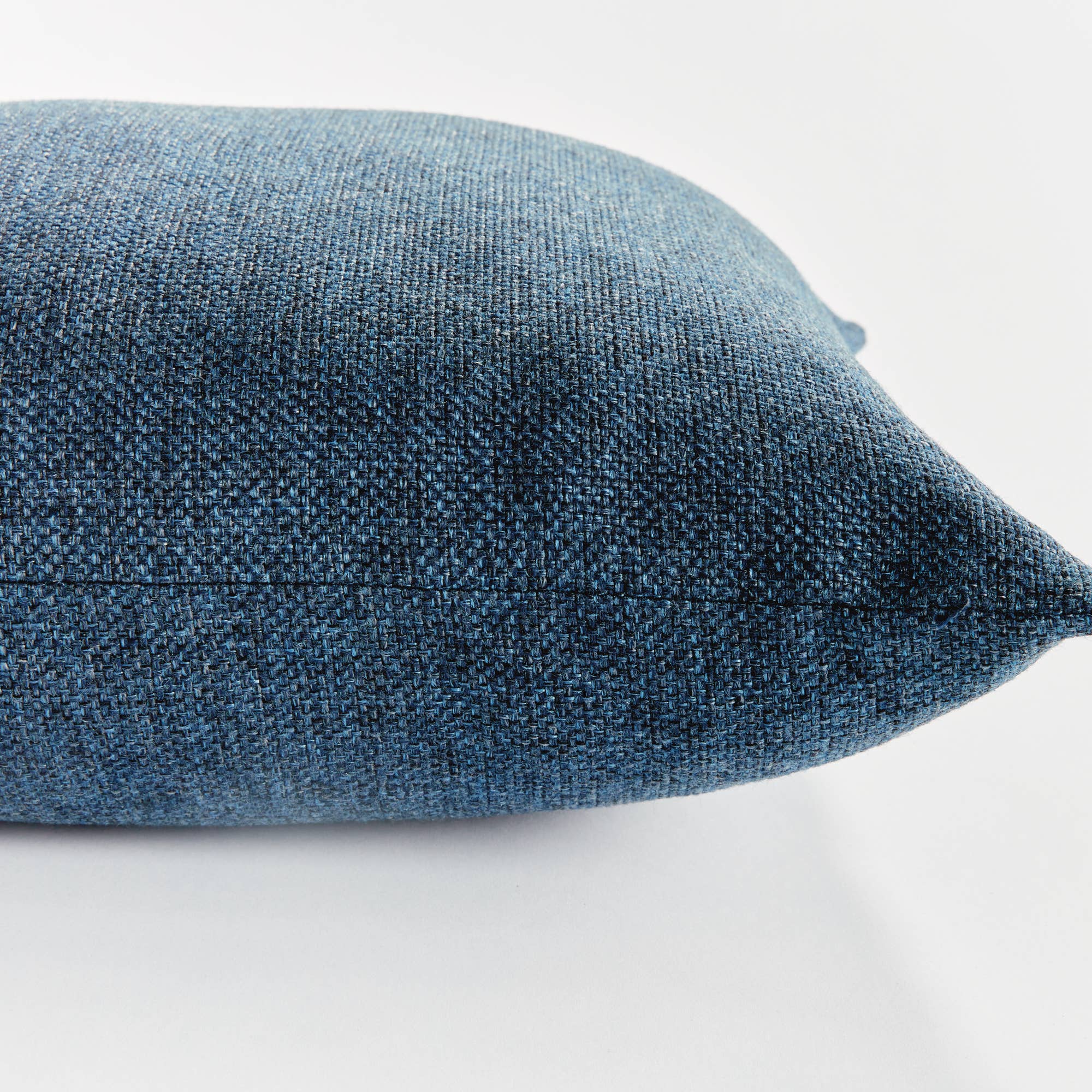 Bevin Square Indoor-Outdoor Pillow 20", Navy Blue