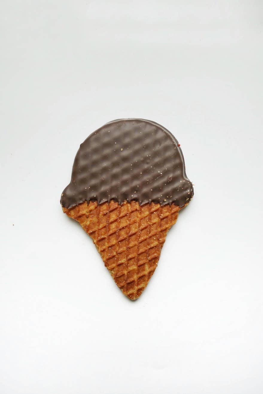Ice Cream Cone-Shaped Stroopwafels