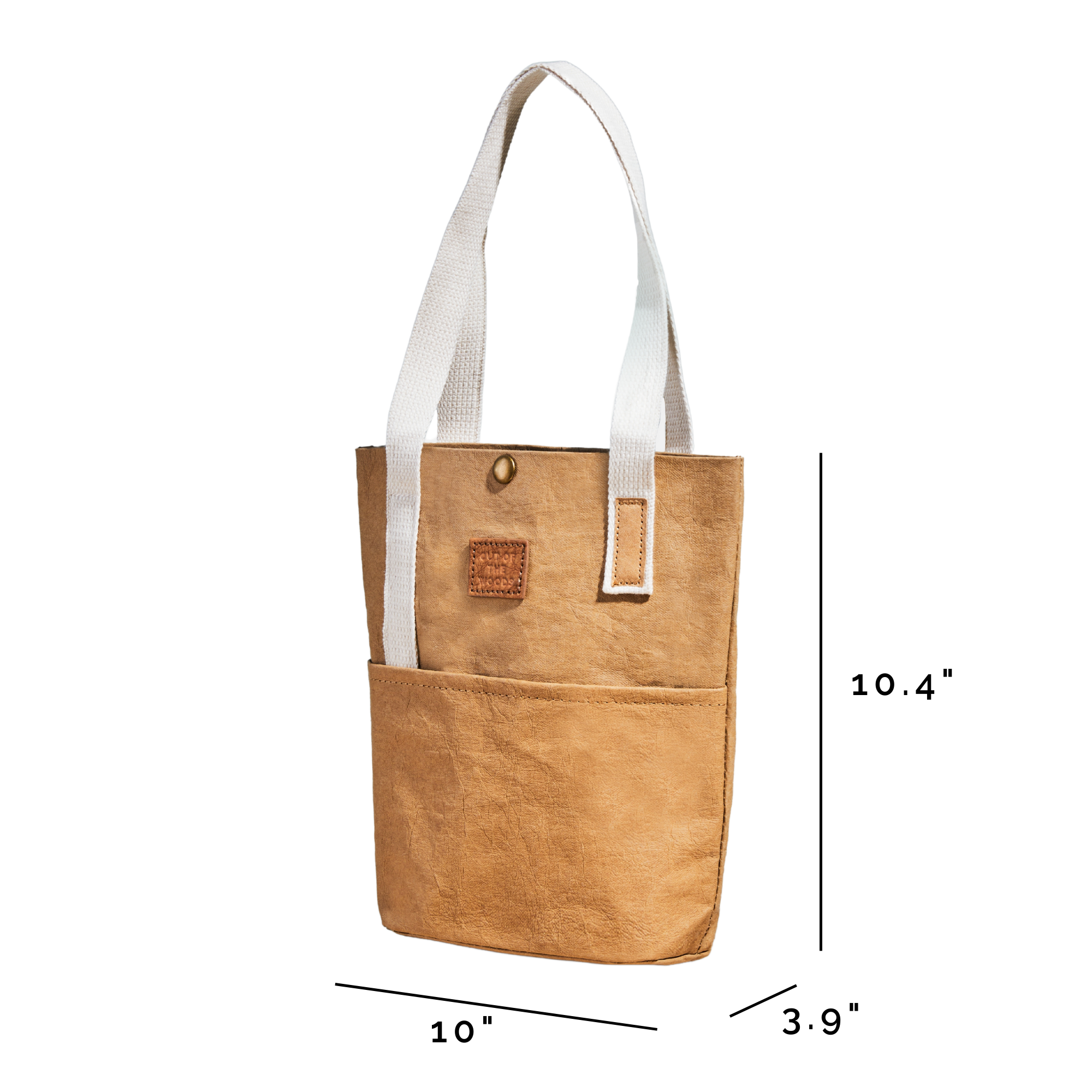 Rabbit Tote, Reusable Vegan Leather Shopping Bag