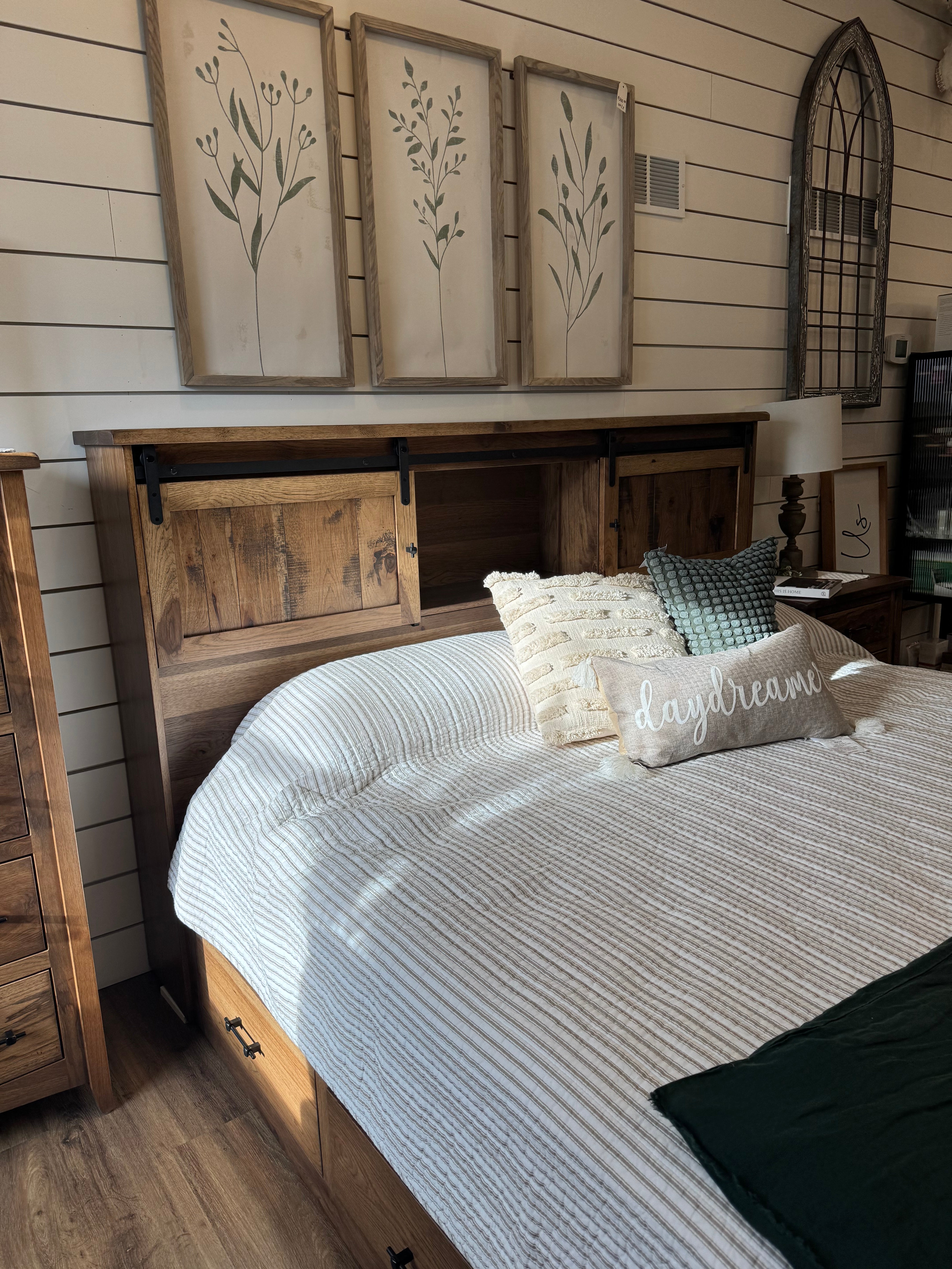 Barn Floor Bookcase Bedroom Set