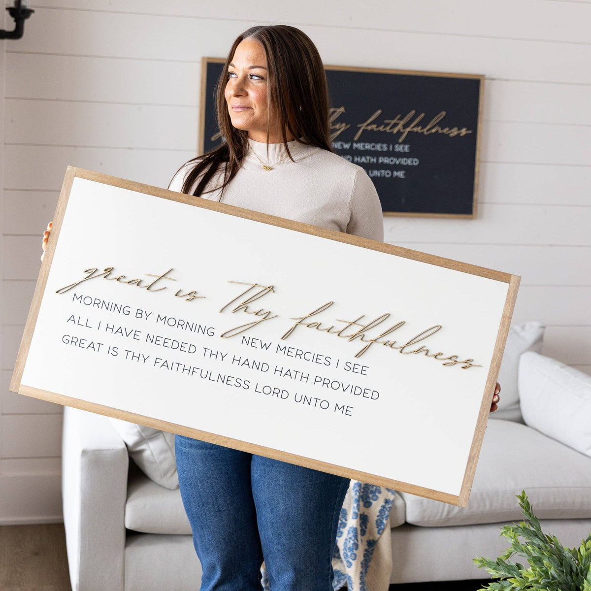 Great Is Thy Faithfulness | Wooden Cutout