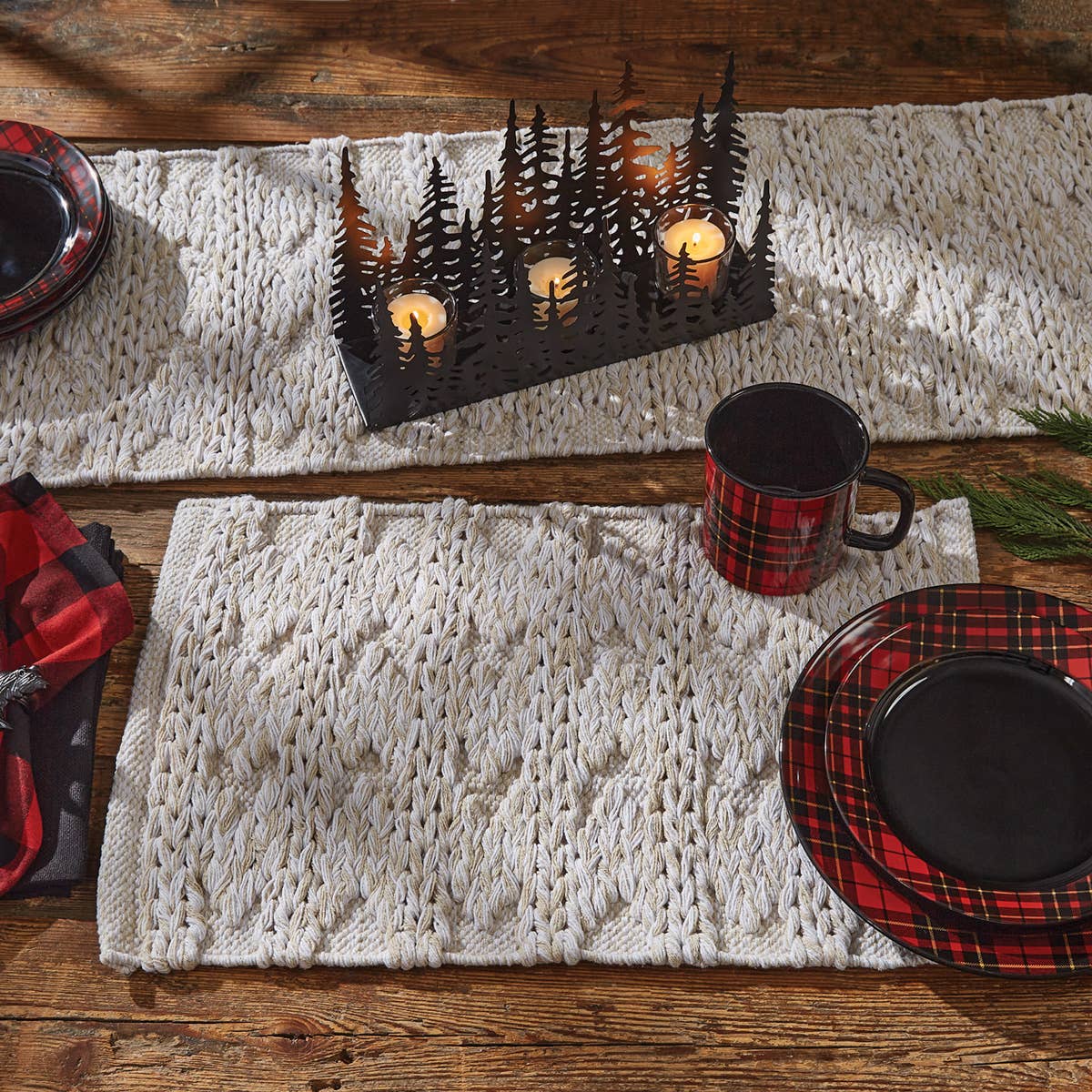 Hillside Placemat - Natural