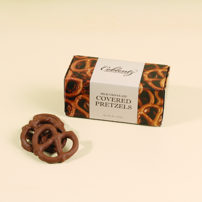 Milk Chocolate Covered Pretzels Gift Box