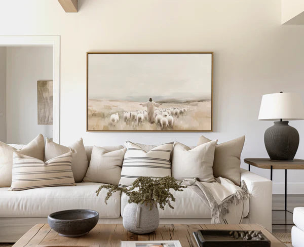 My Sheep Hear My Voice - canvas (horizontal)