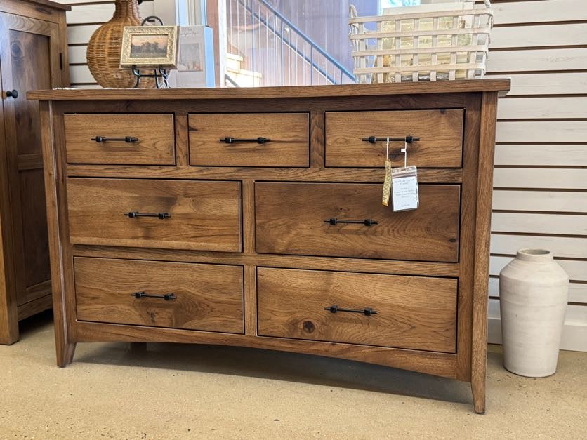 Rustic Hickory - Barn Floor Top 54" Dresser