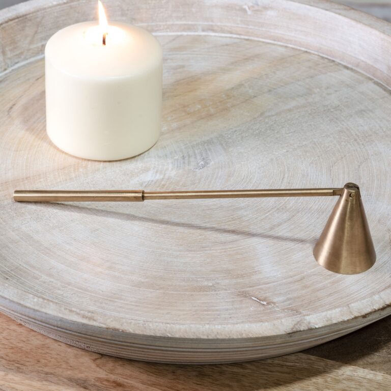 Brass Candle Snuffer 8.5"