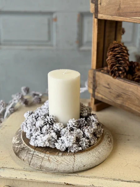 Snow Creek Cone Candle Ring | 7”