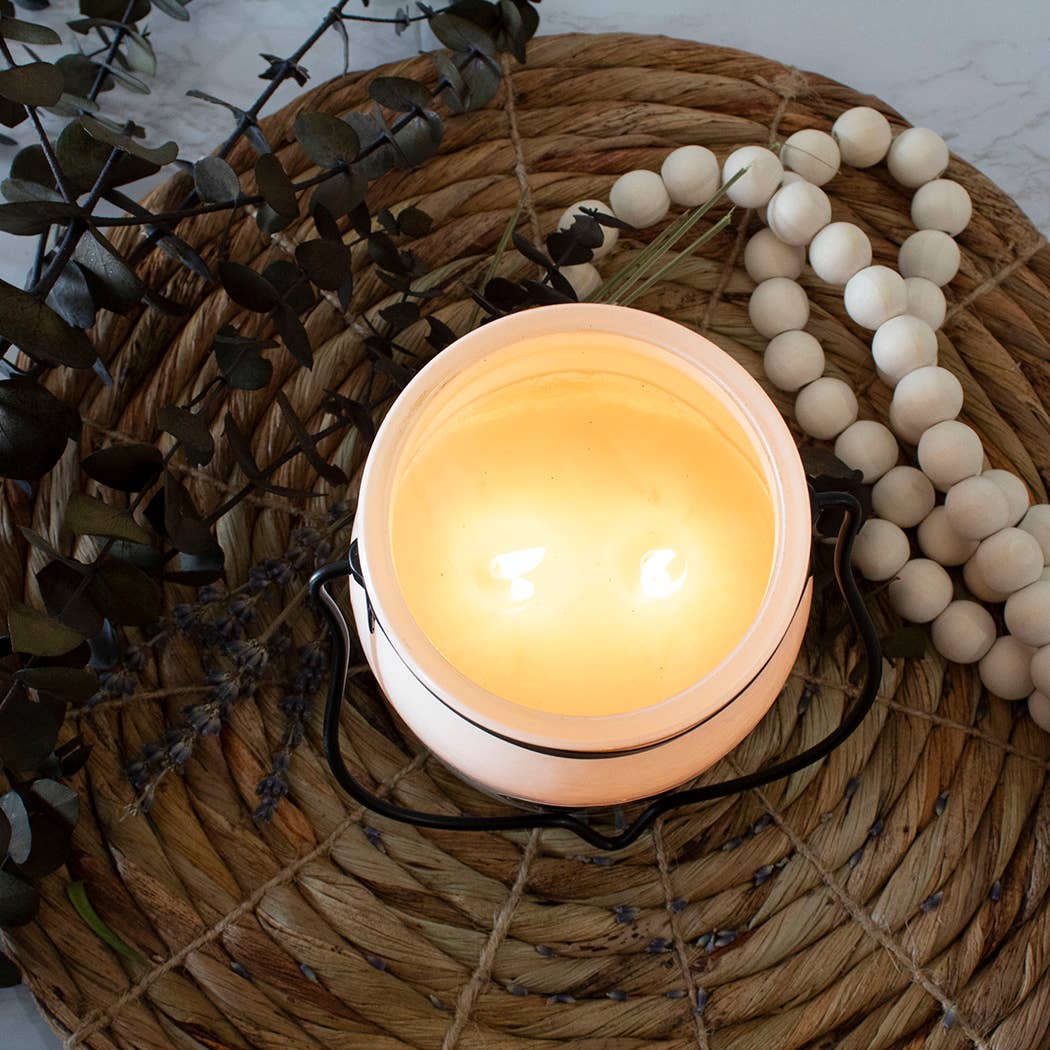 16 oz Butter Jar Soy Candle: Citrus & Lavender by Milkhouse