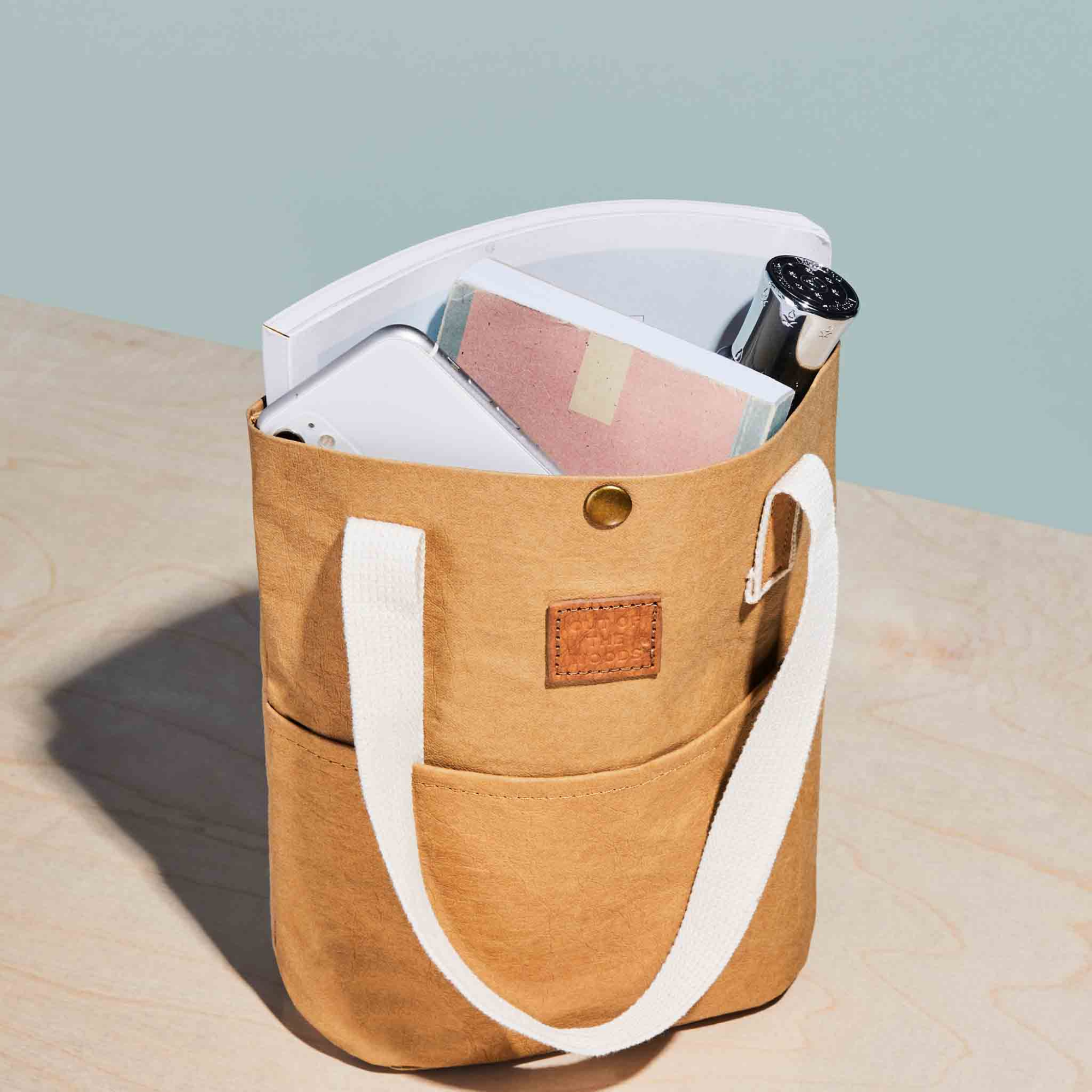 Rabbit Tote, Reusable Vegan Leather Shopping Bag