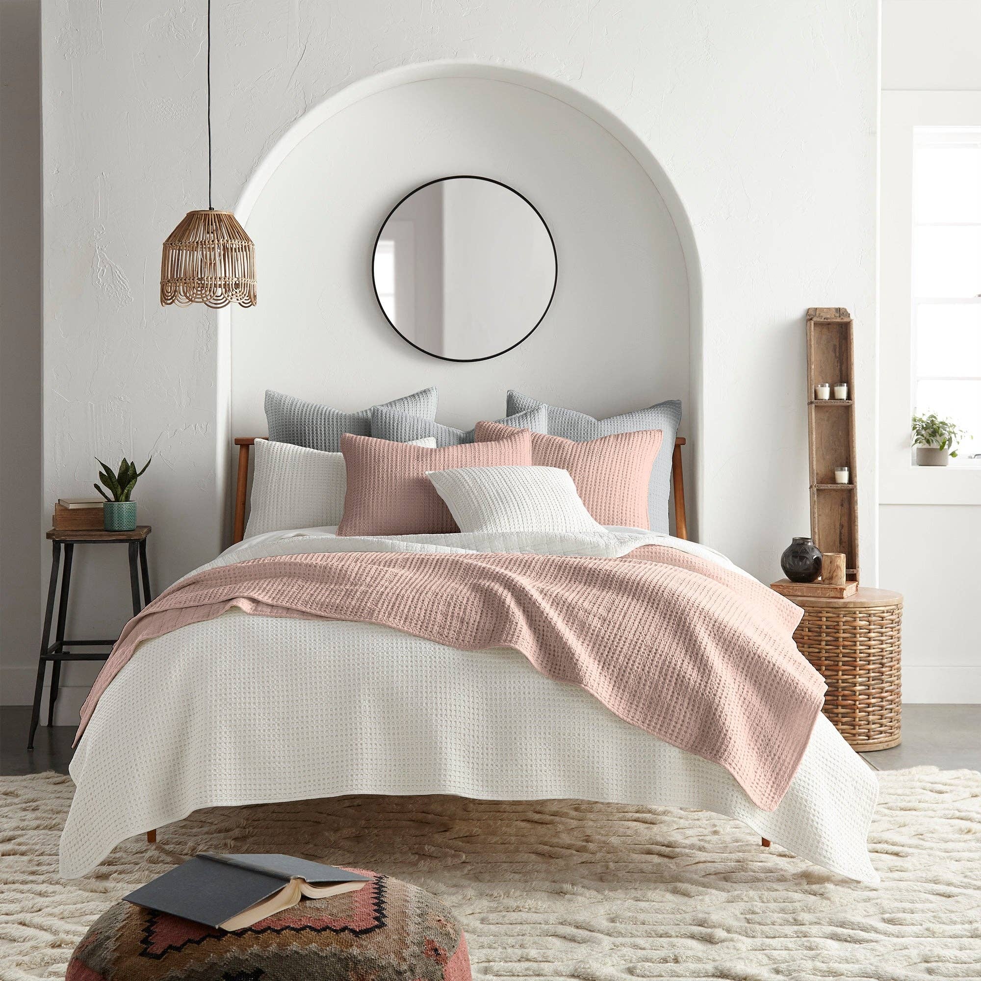 Mills Waffle Quilt Set