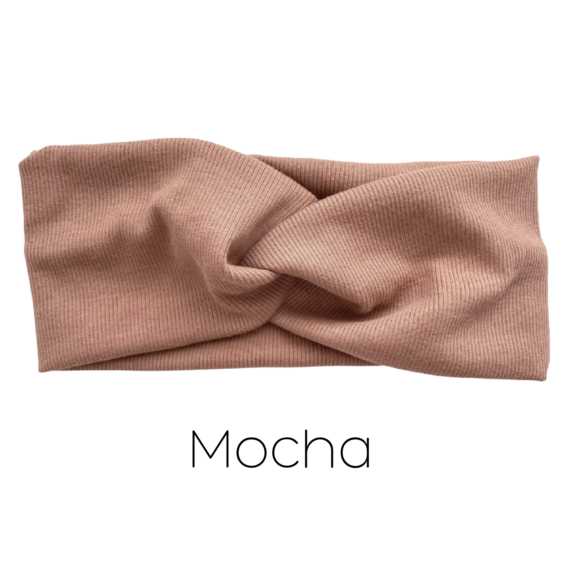 Organic Rib Cotton Twist Headband