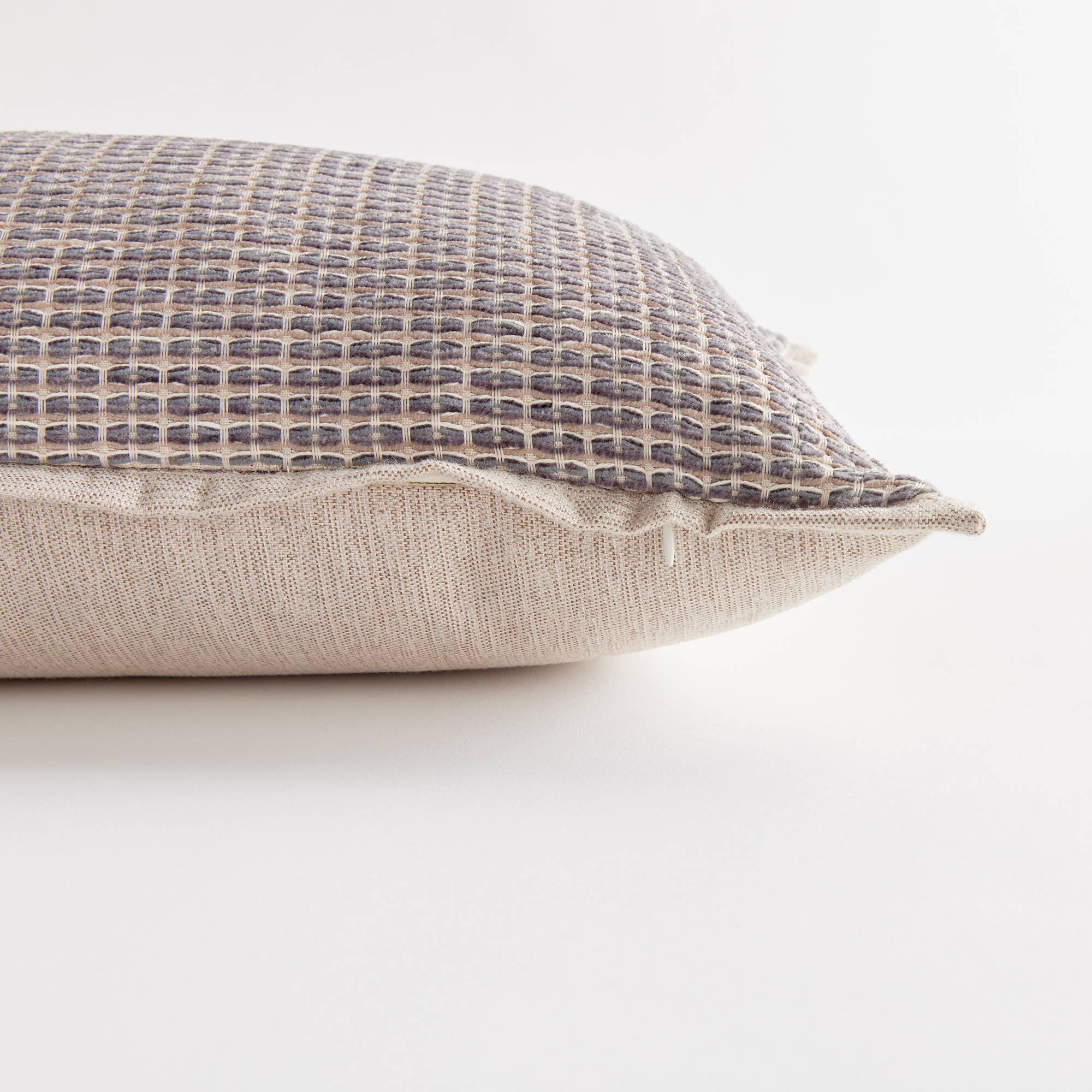 Sasha Lumbar Indoor-Outdoor Pillow, Taupe Mocha