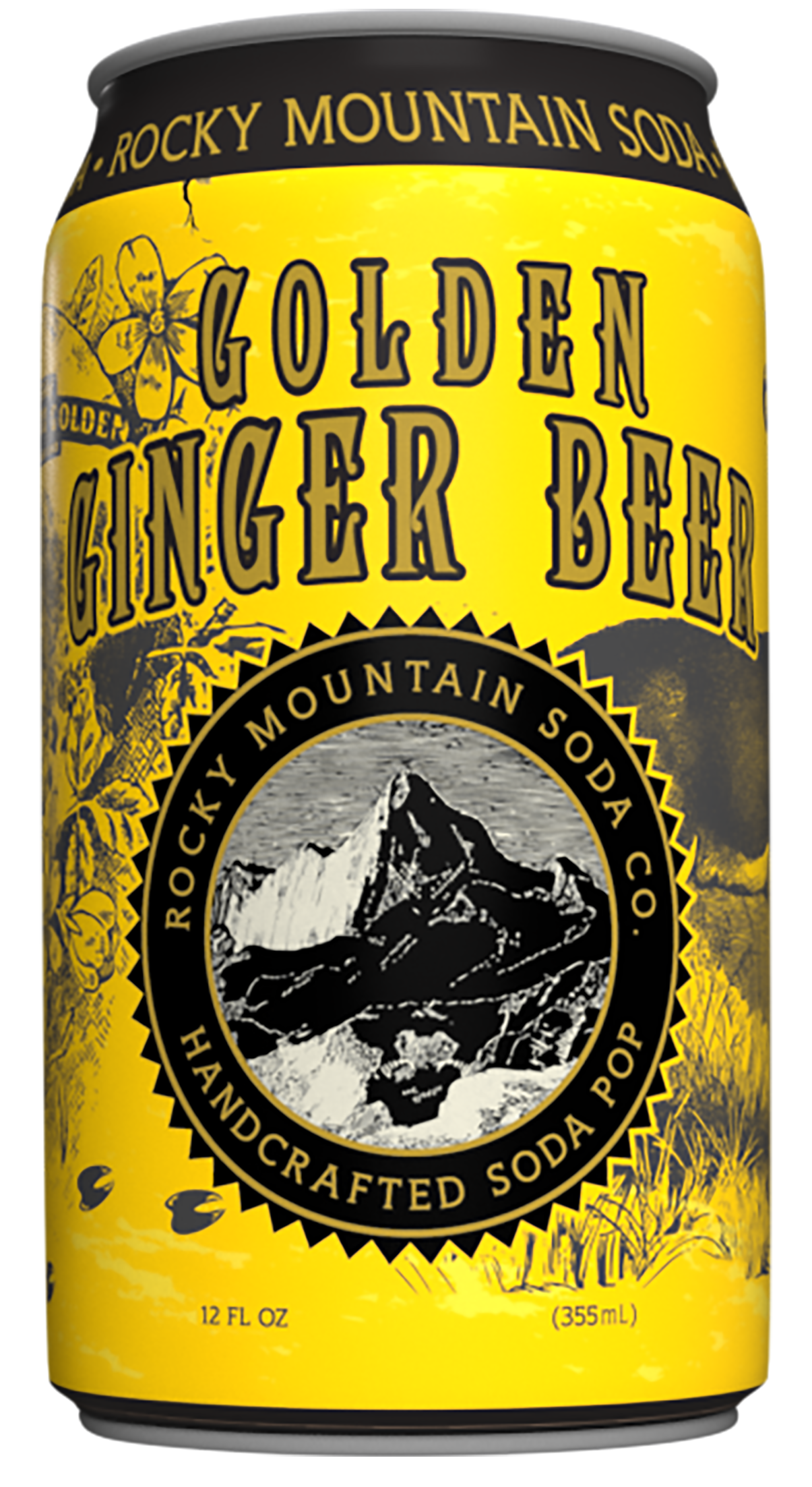 Golden Ginger Beer Soda Pop Cans