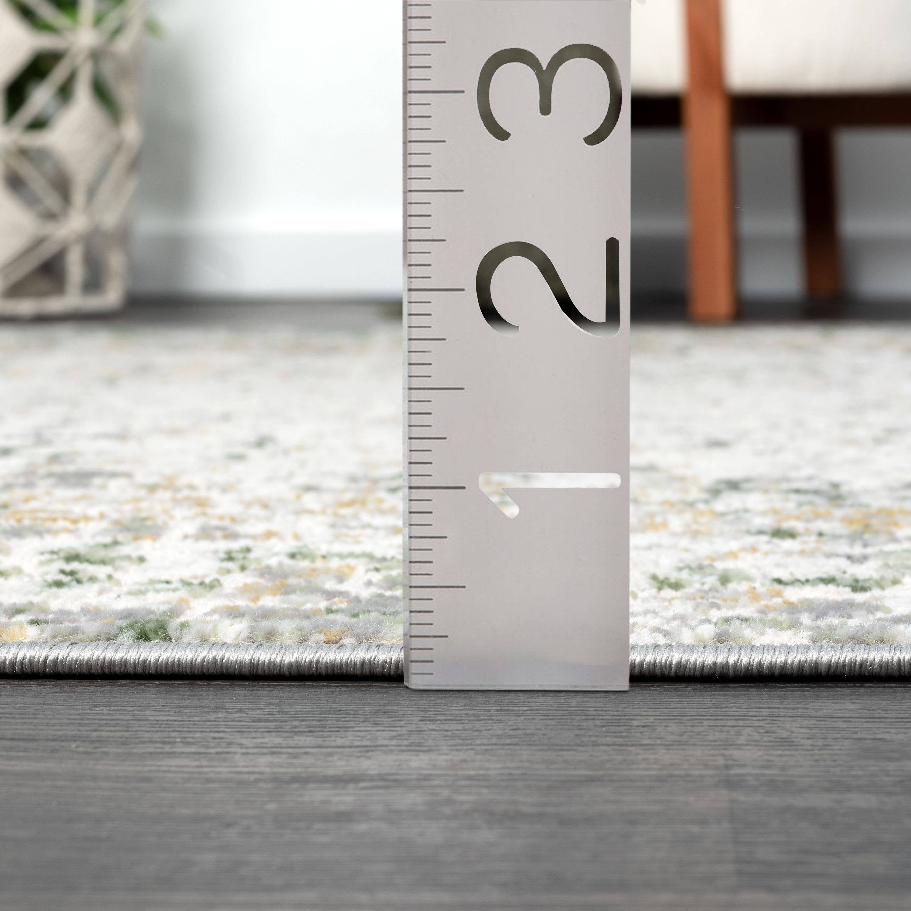Atlas - Contemporary Grey Green Area Rug