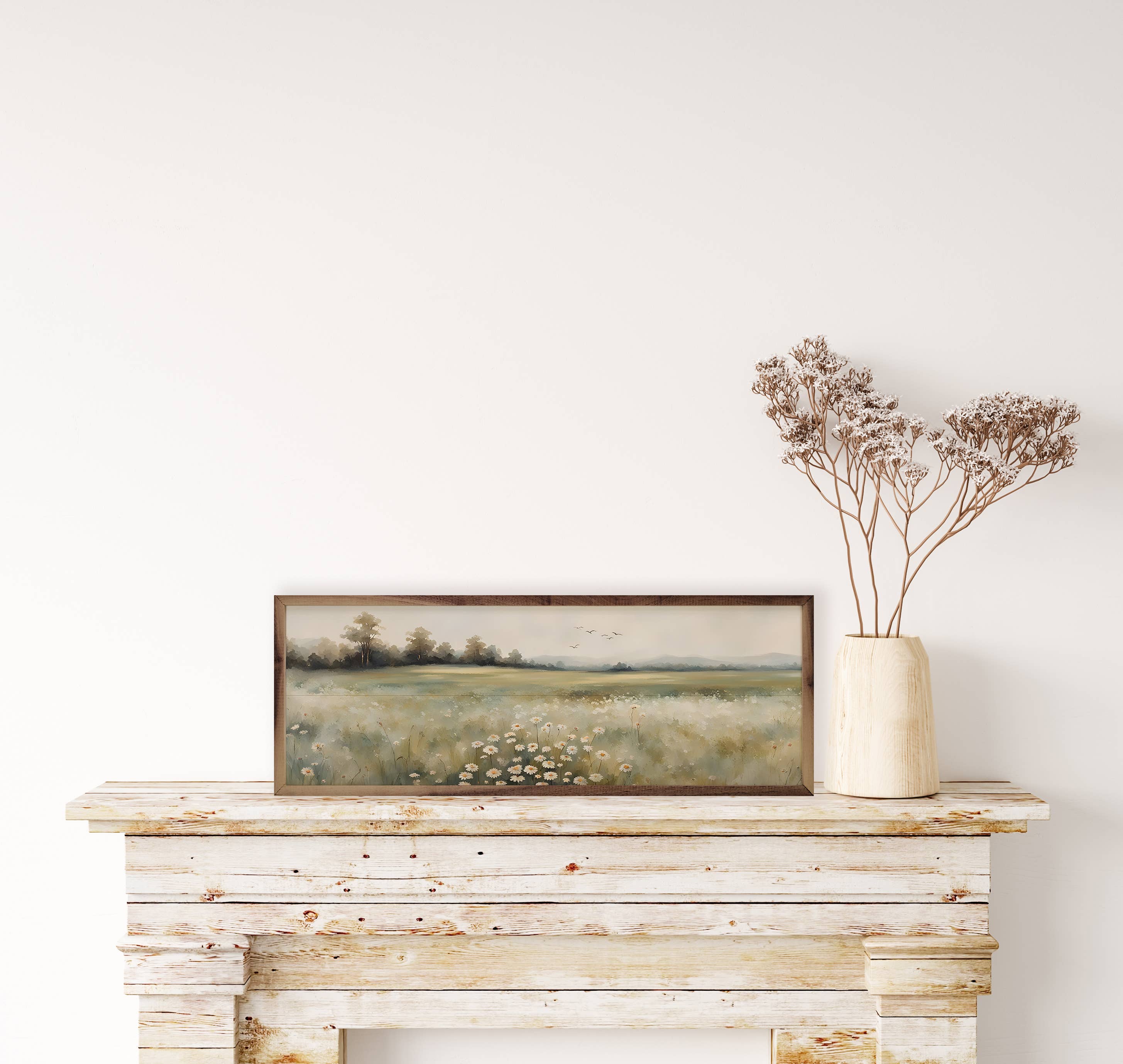 Valley With Flowers Center