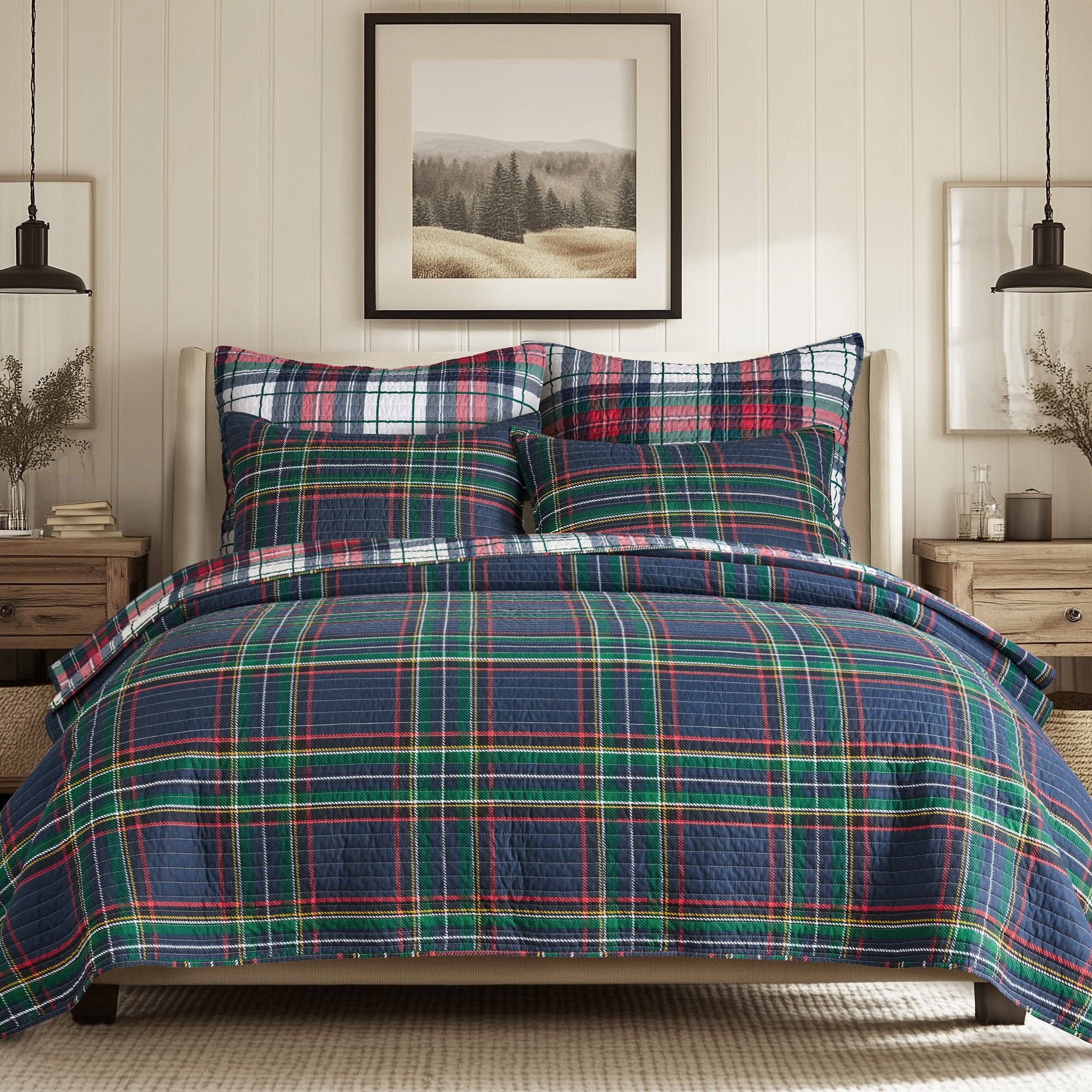 Spencer Plaid Quilt | King