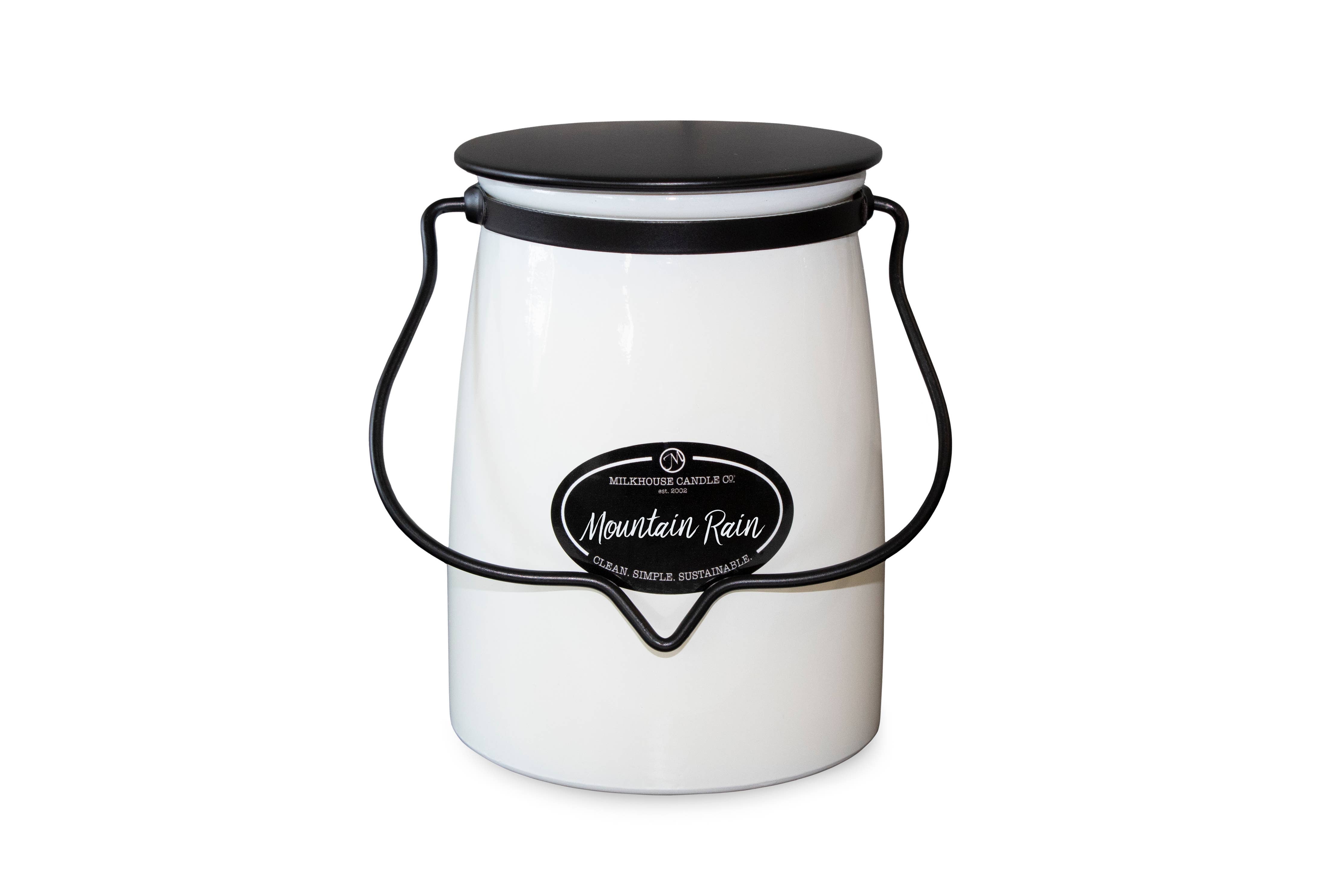 22 oz Butter Jar Candle: Mountain Rain