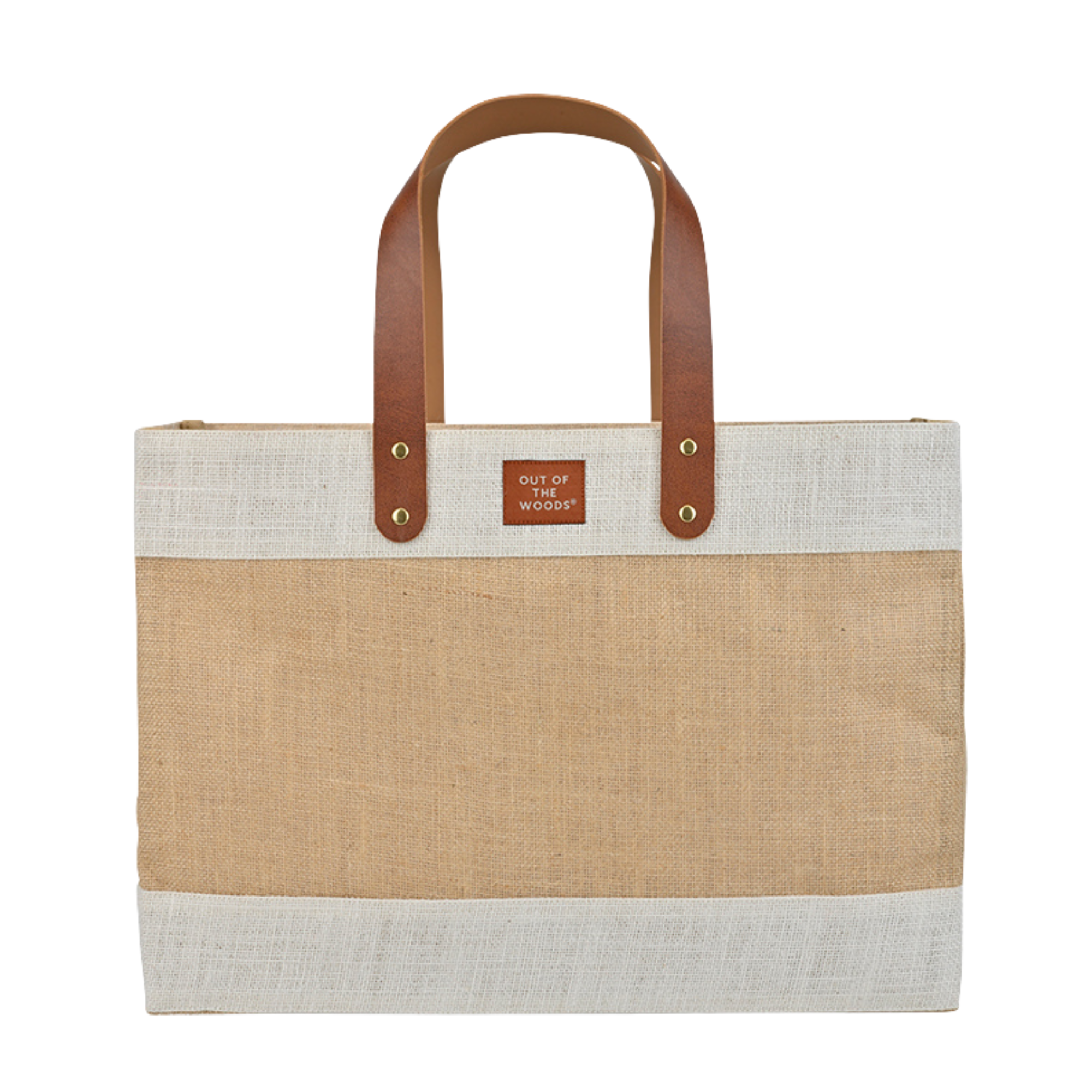 Jute Reusable Market Tote, Cream White