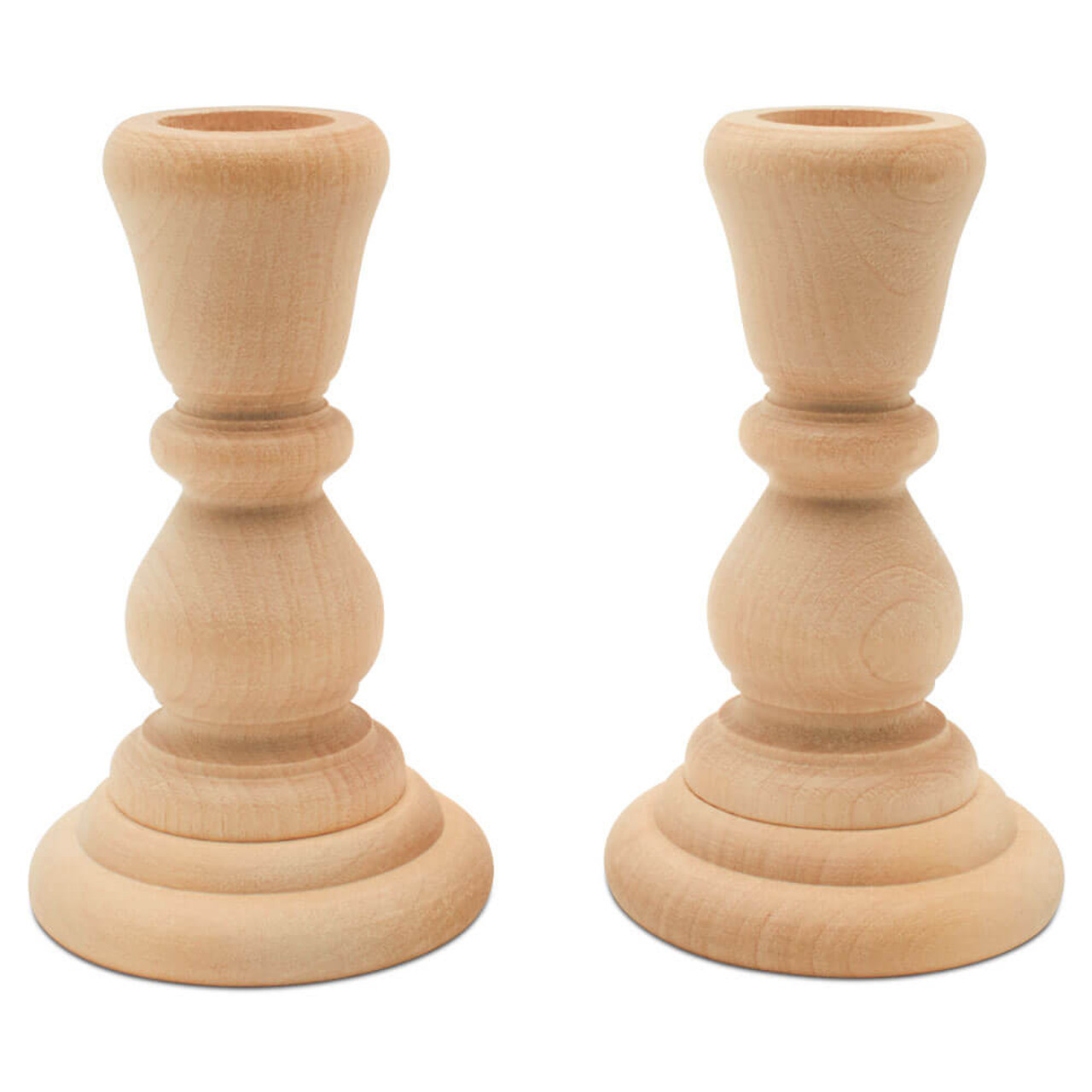Wood Candle Sticks