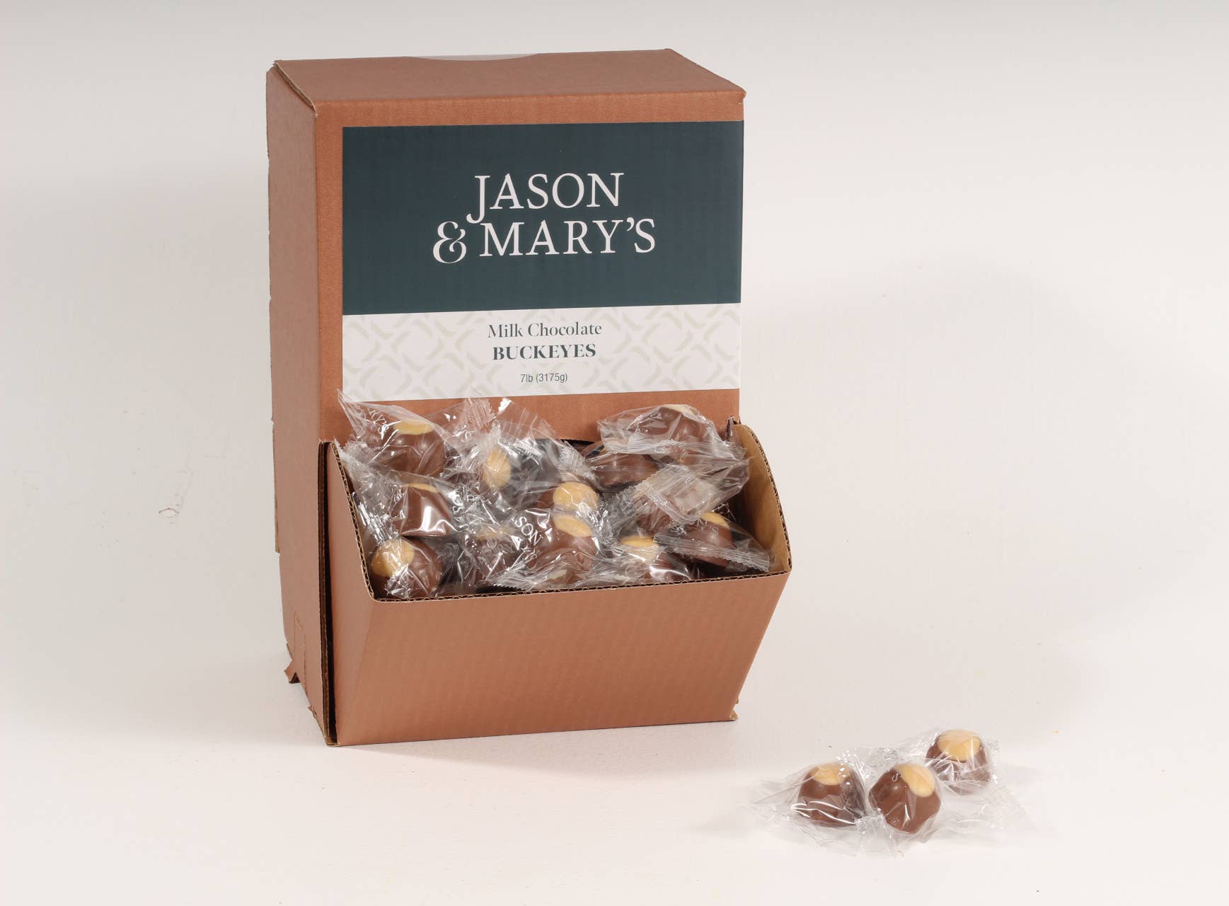 Bite Sized Milk Peanut Butter Buckeyes