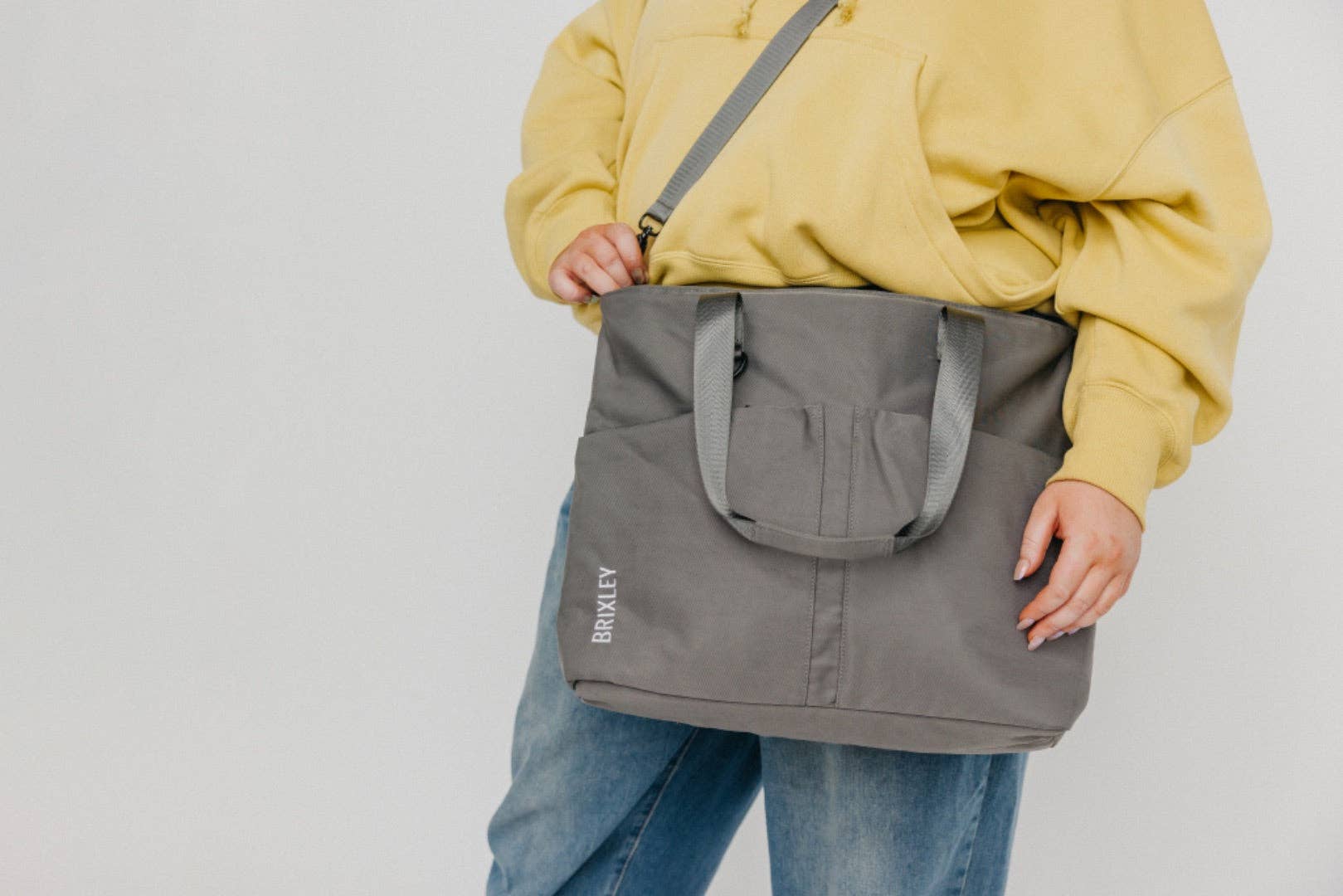 Gray Brixley Tote Bag