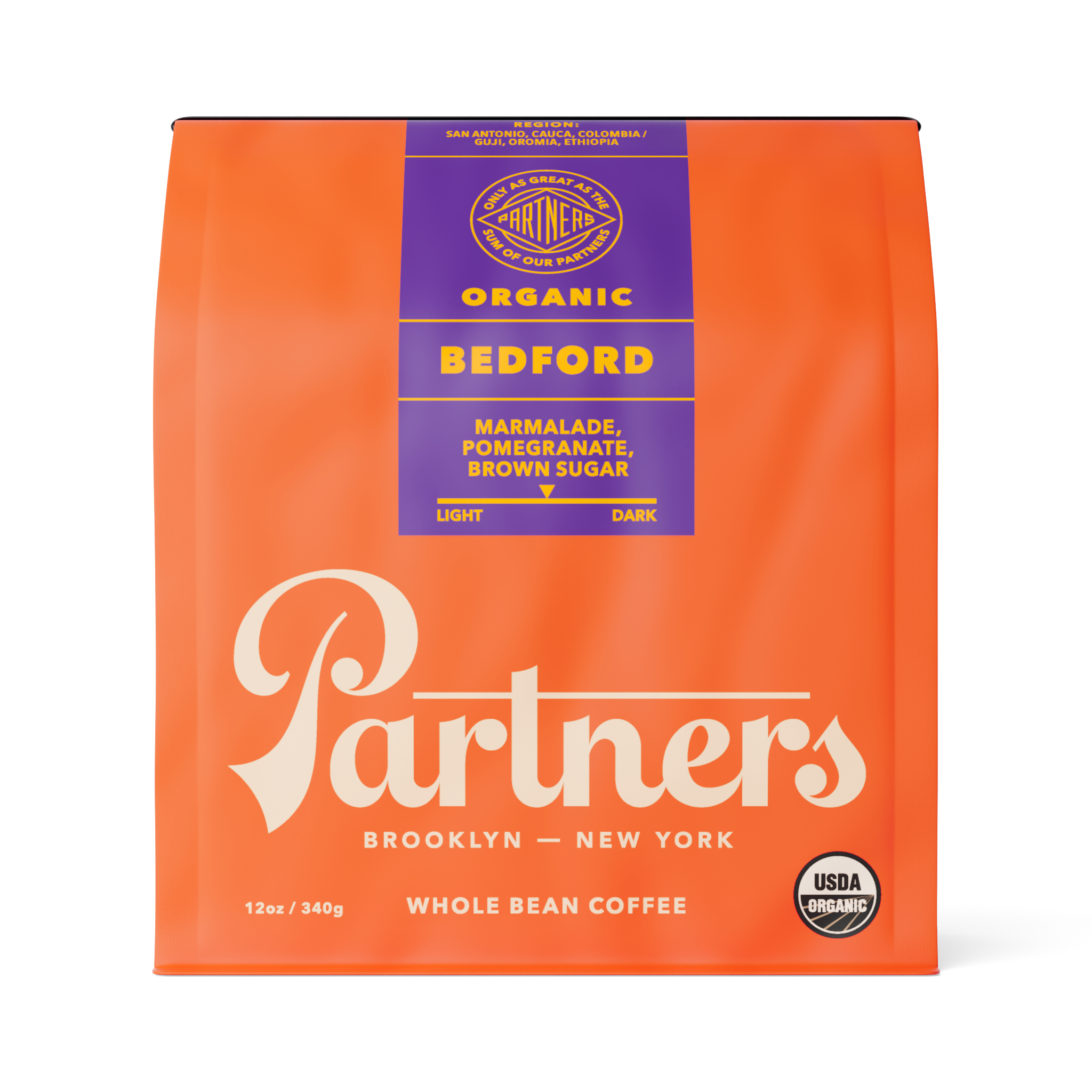Bedford Organic - 12oz - Whole Bean Coffee