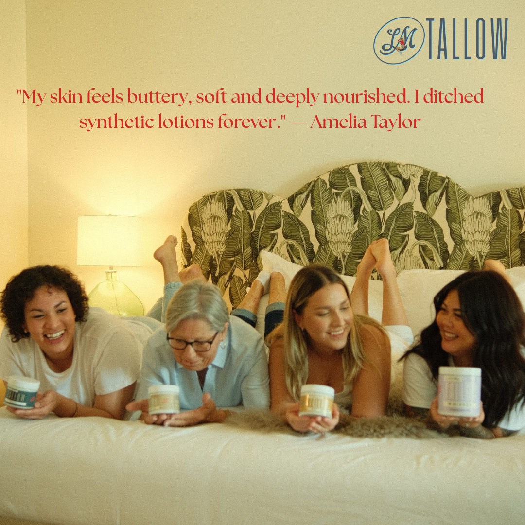 Vanilla Whipped Tallow Moisturizer | Premium Beef Tallow Skincare | Lady May Tallow