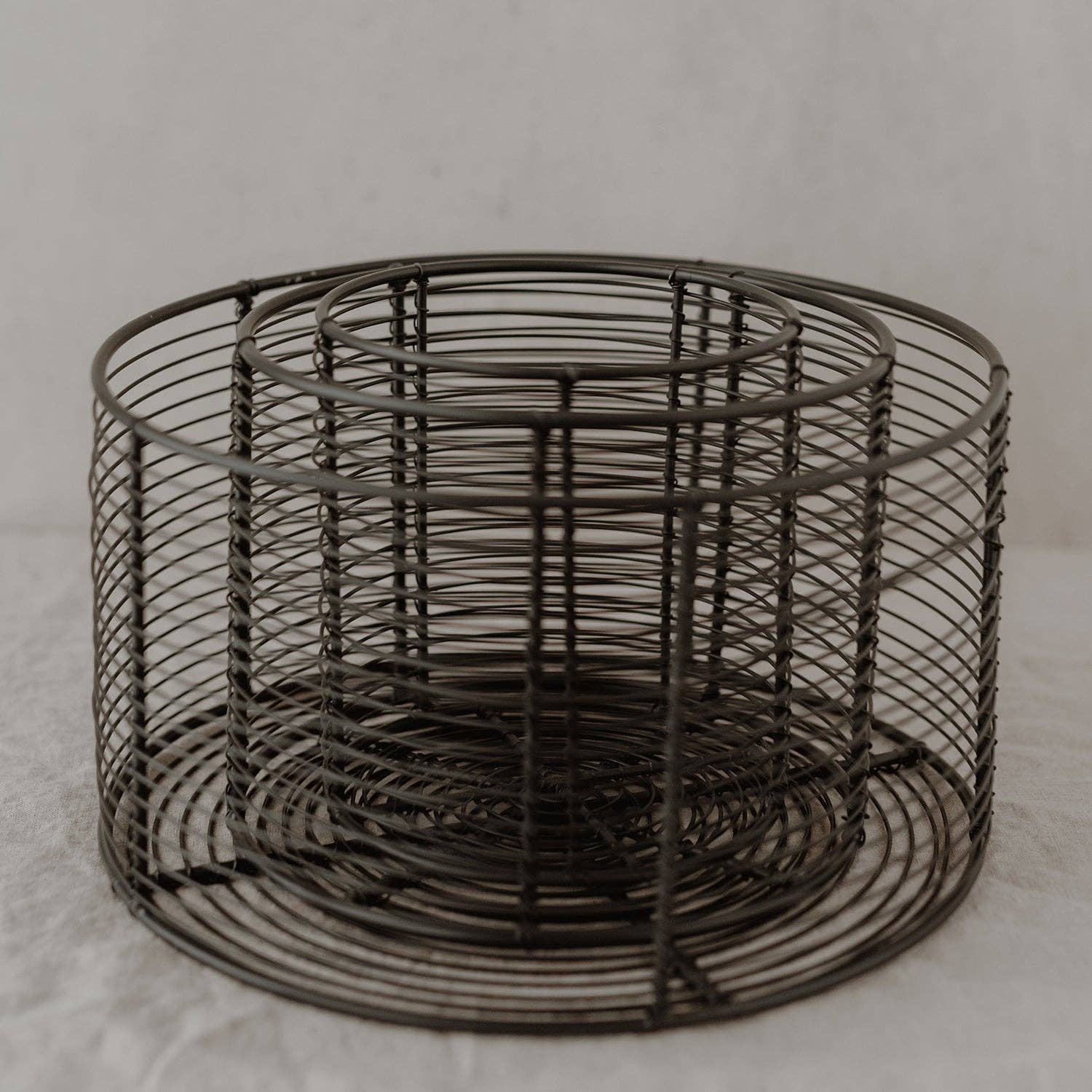 Set of 3 Wire Basket round