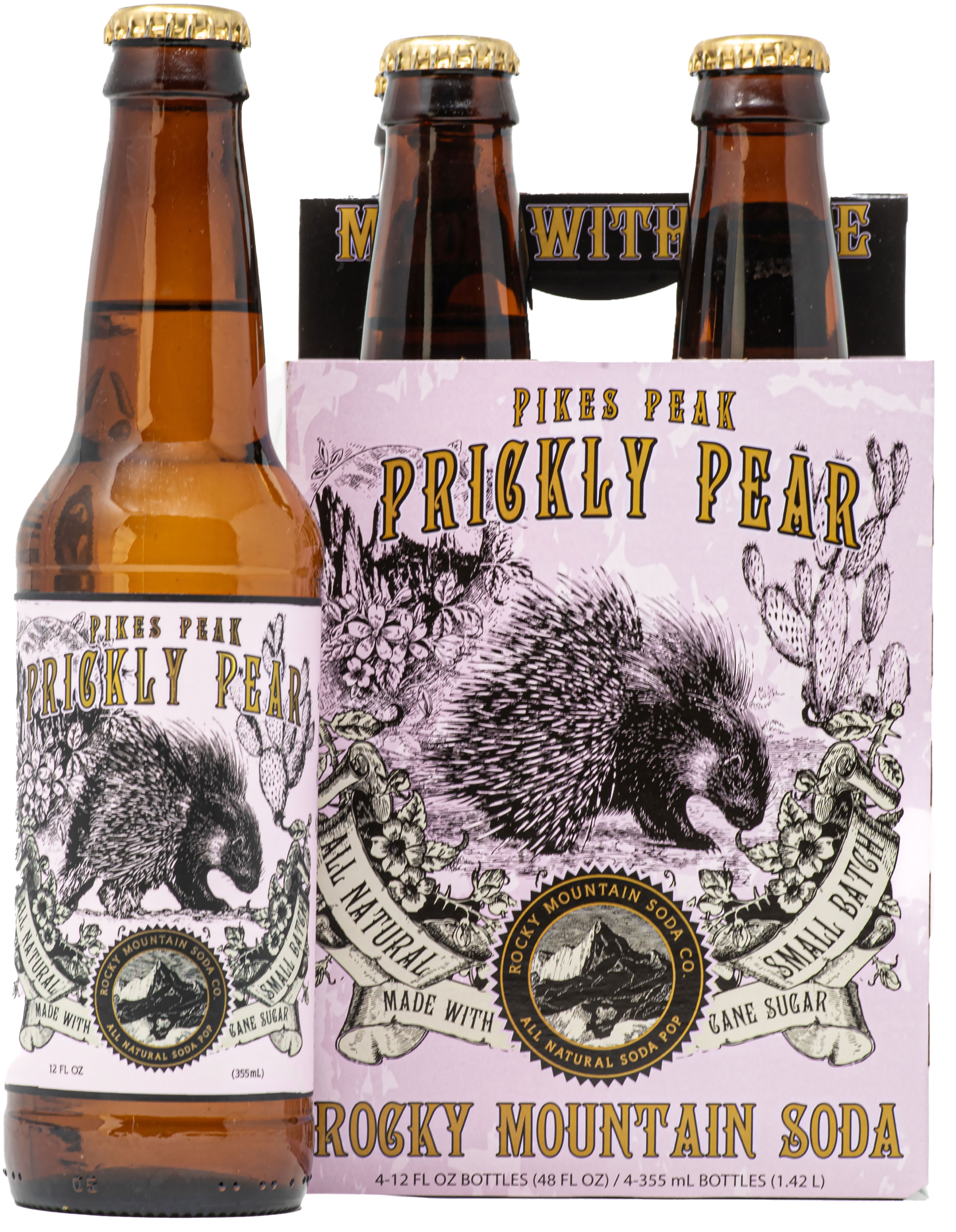 Pikes Peak Prickly Pear Soda Pop (BOTTLES ONLY)