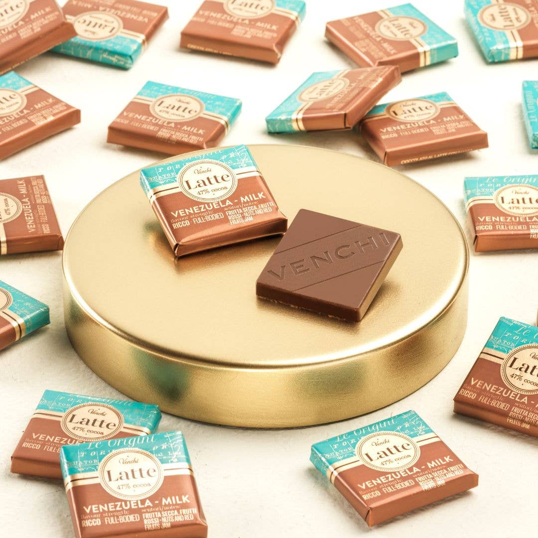 47% Venezuelan Milk Chocolate Mini Squares - Italian Gourmet
