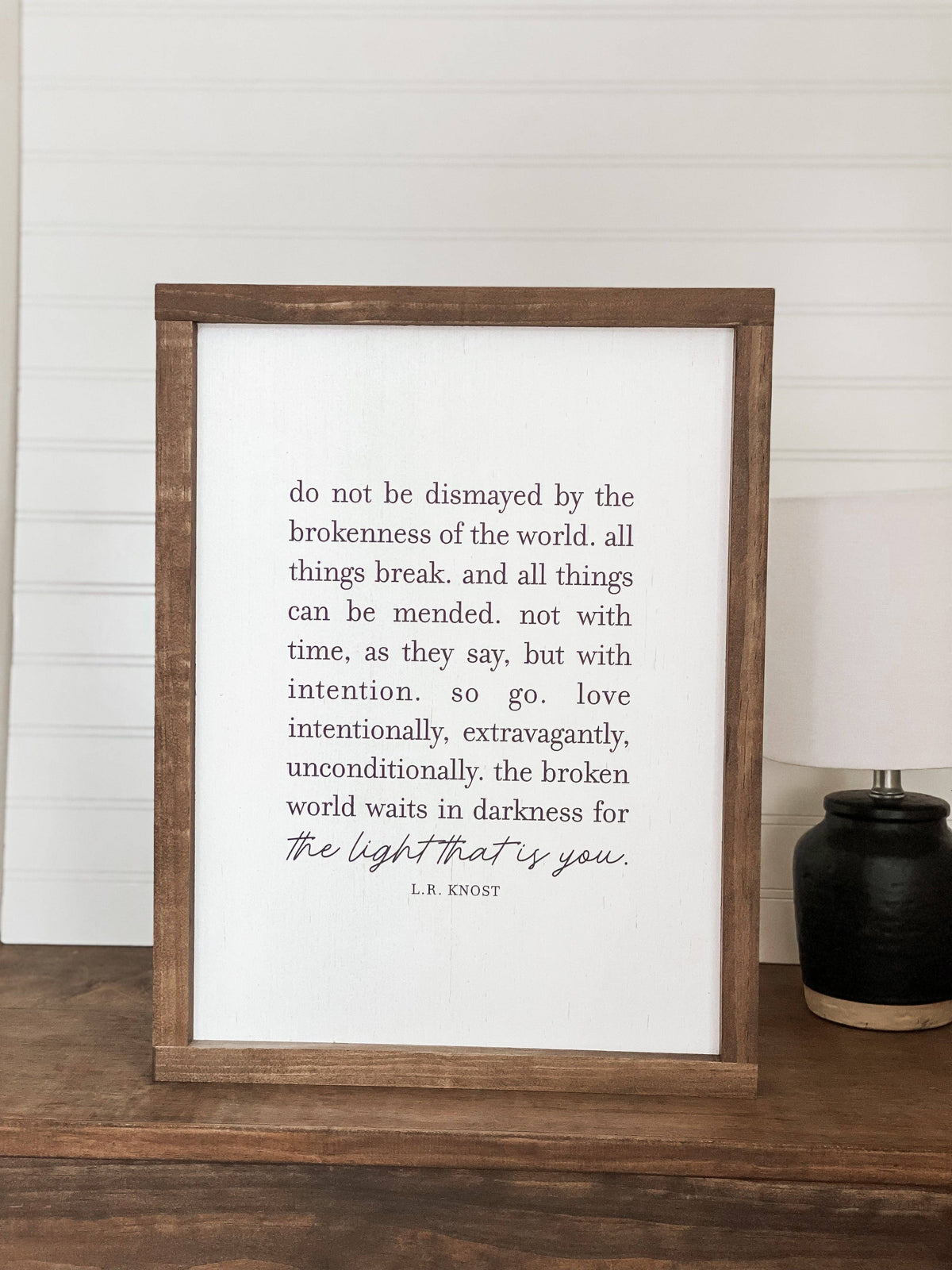 Do Not Be Dismayed