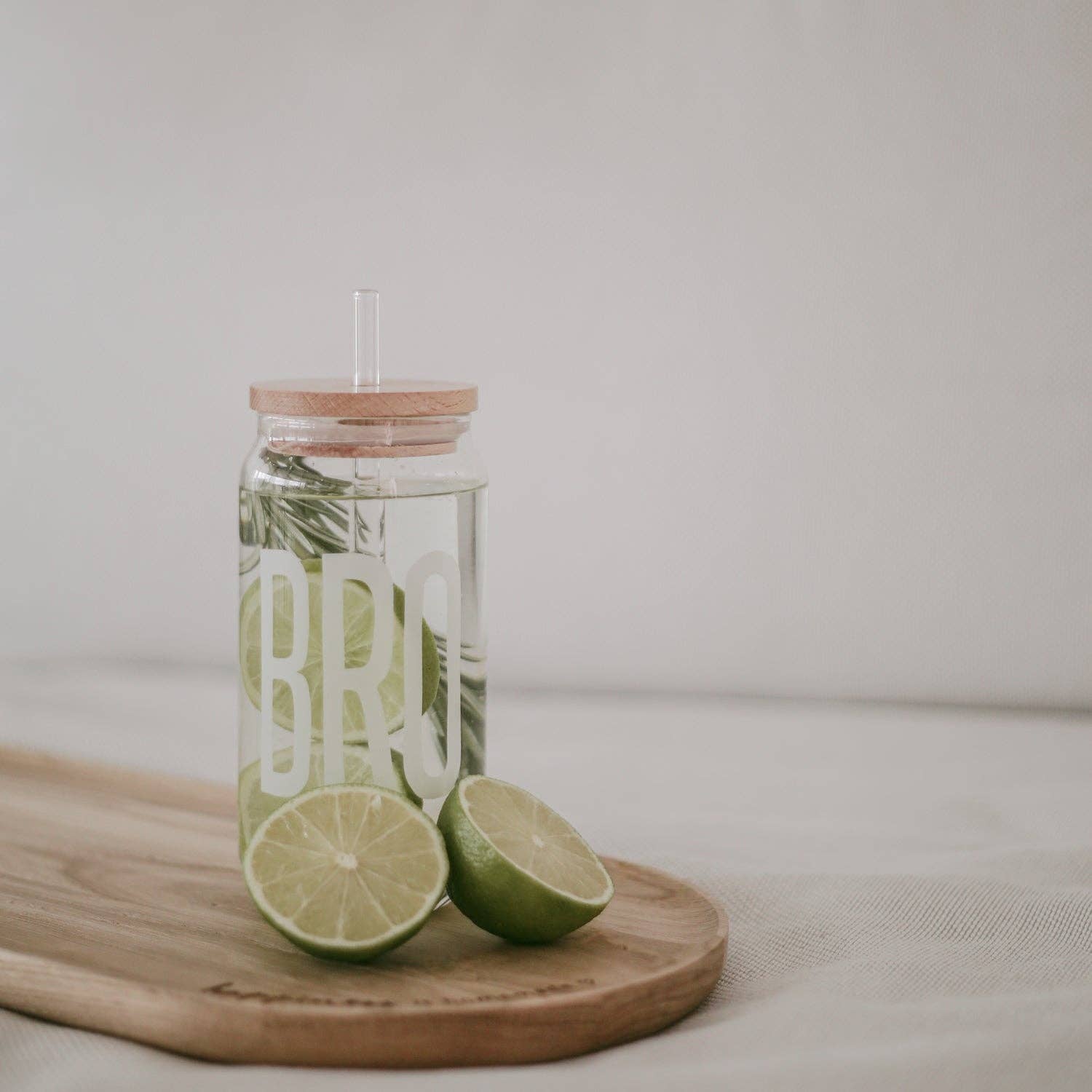 Bro tall drinking glass