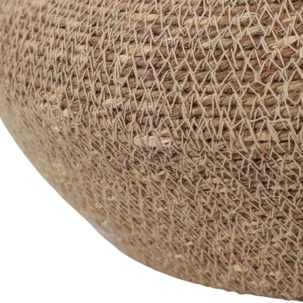 Decorative Basket - Brown Woven Jute, 15 in.