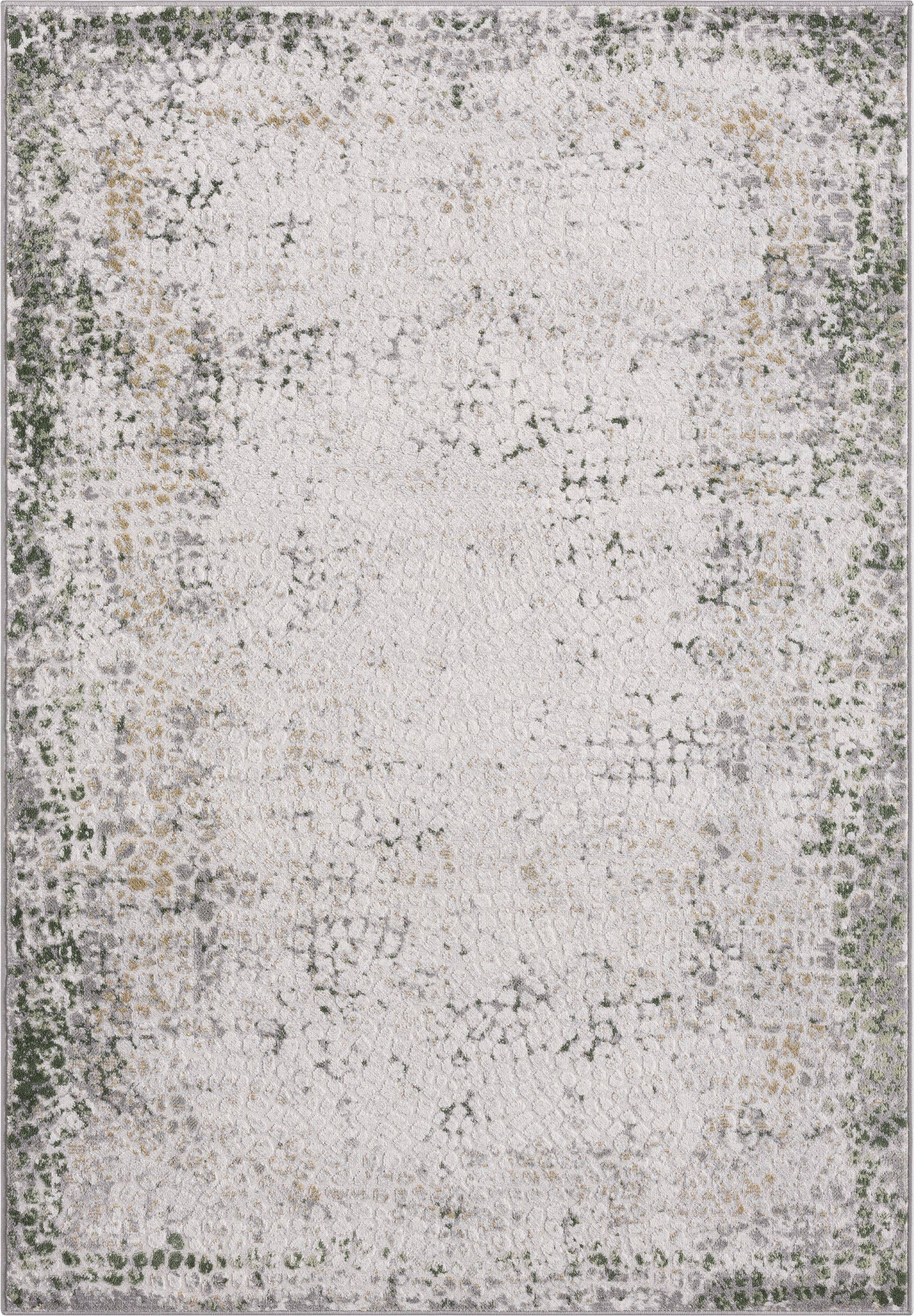 Atlas - Contemporary Grey Green Area Rug