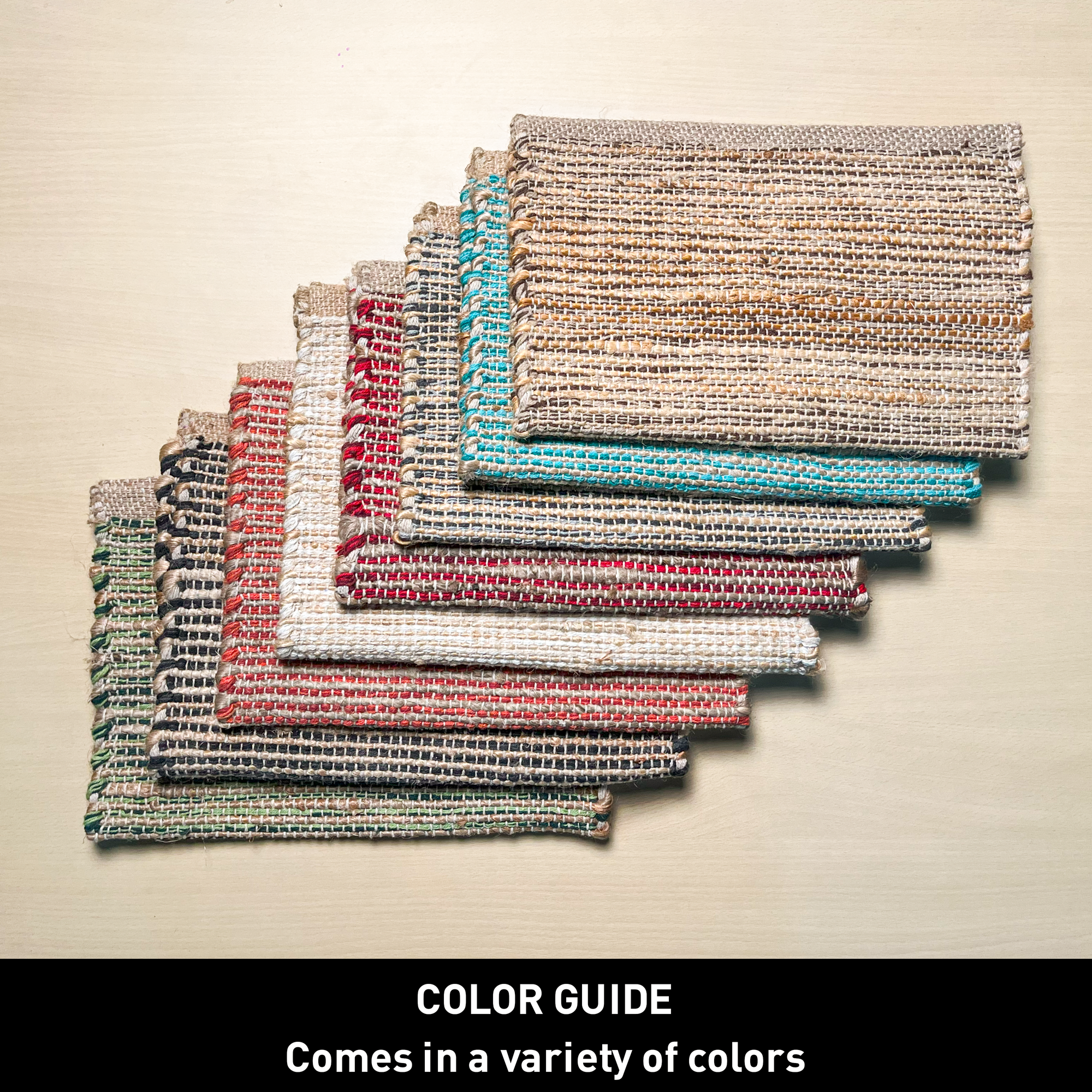 OMBRE TABLE RUNNER, NATURAL JUTE-IVORY, 13'' x 72''.