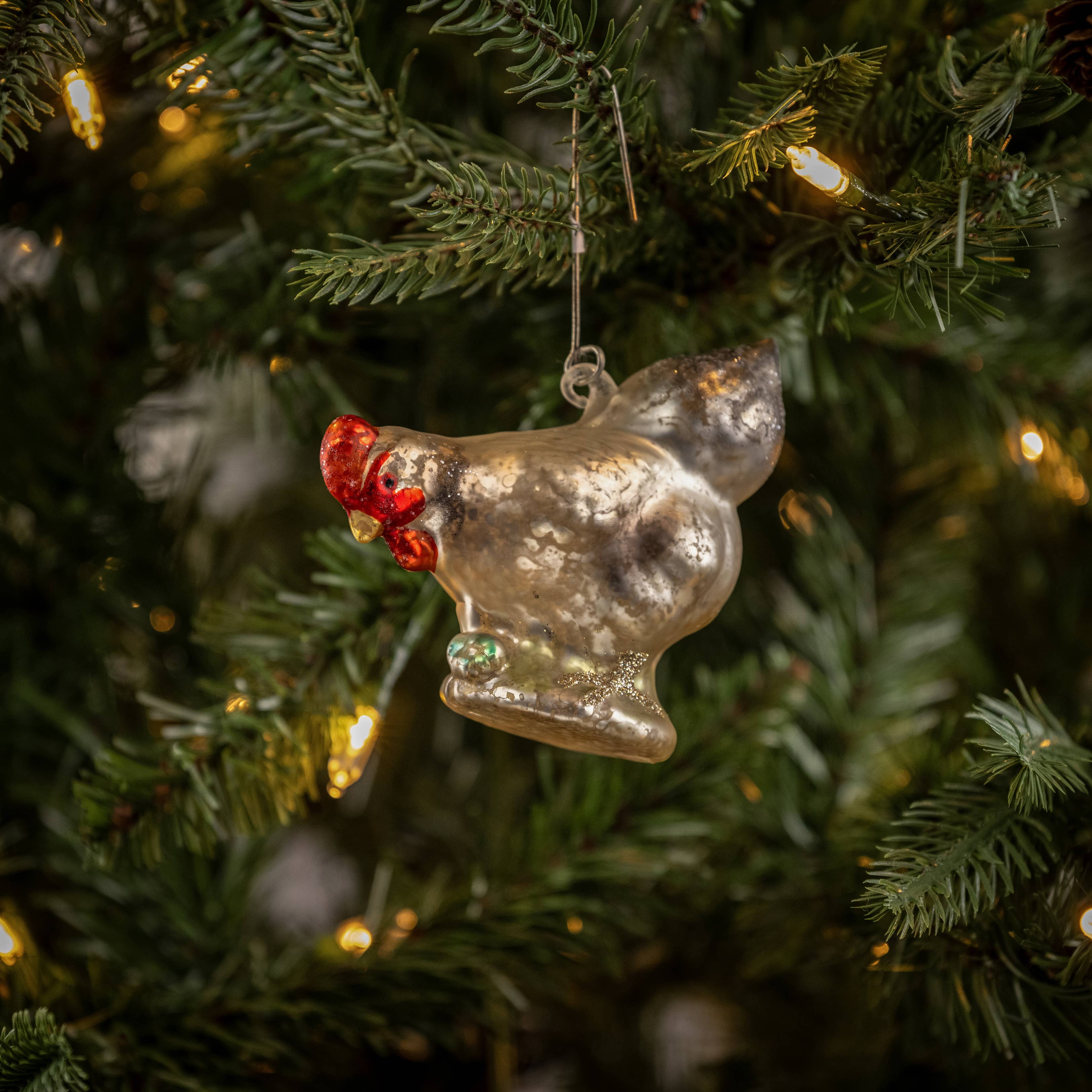 3.75" ROOSTER ORNAMENT