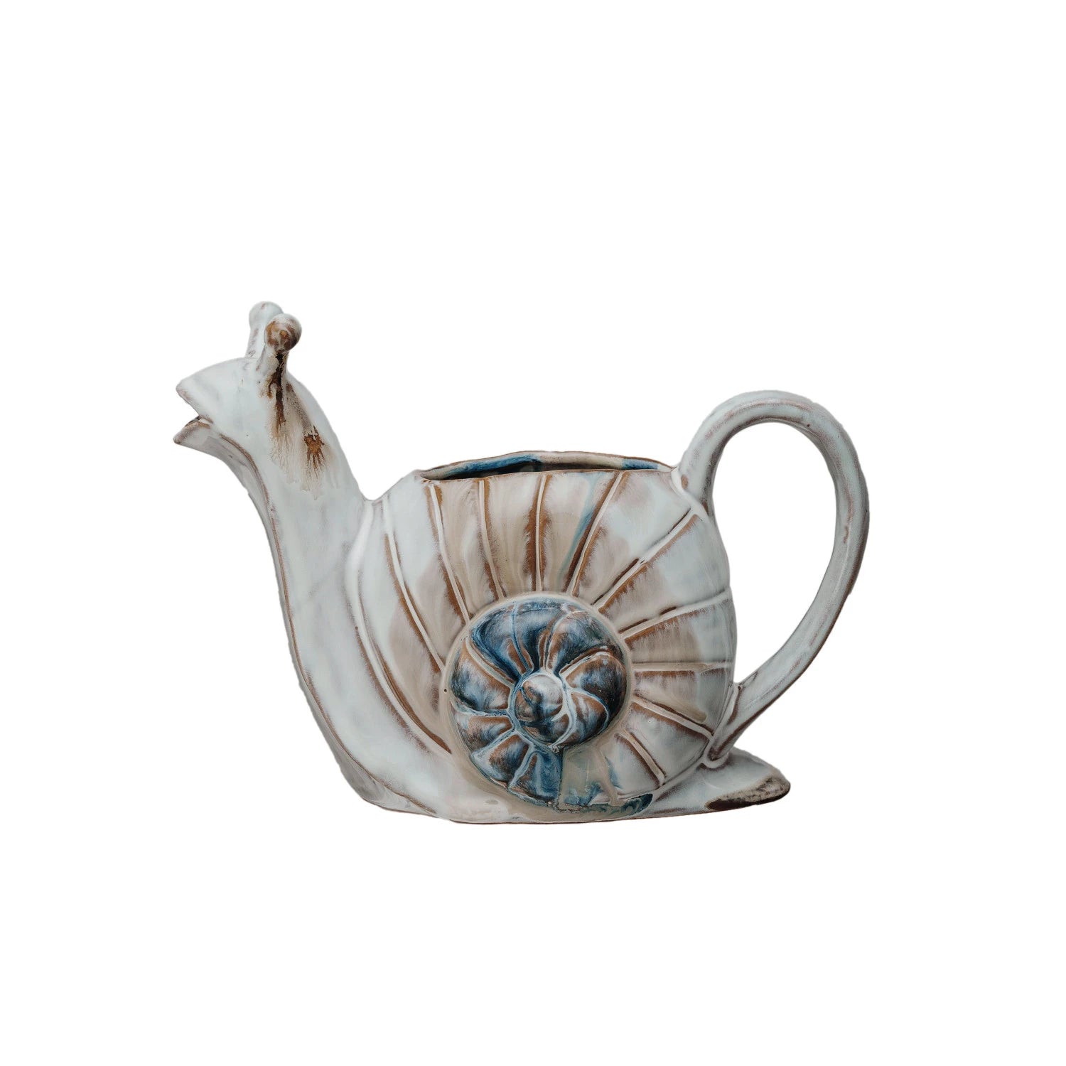 24 oz. Stoneware Snail Watering Can