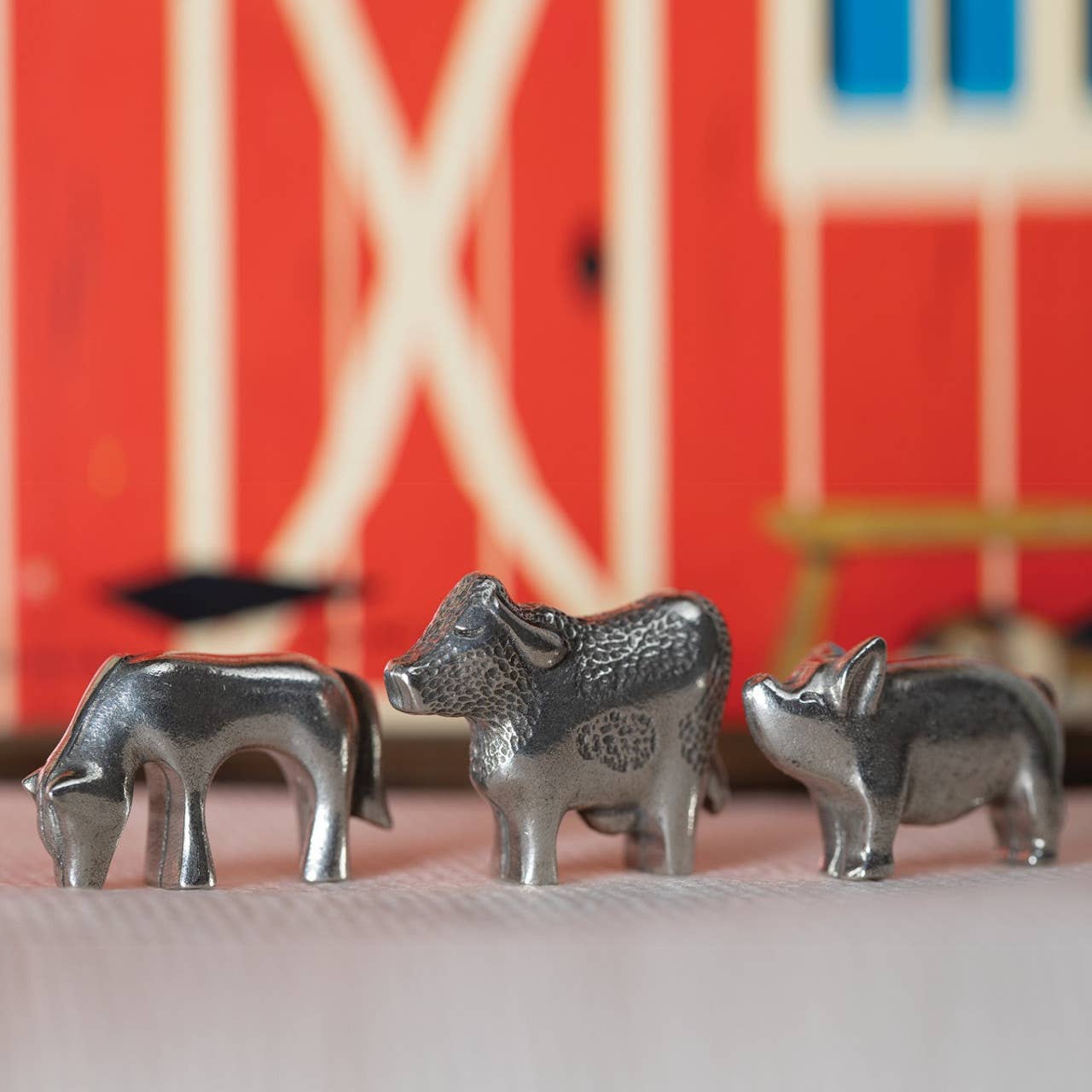 Farm Friends Netsuke Set