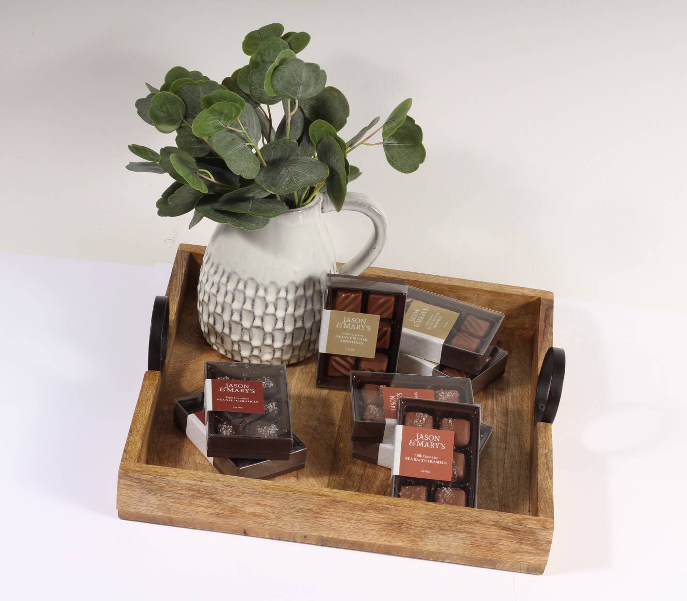 Dark Chocolate Sea Salt Caramels Gift Box