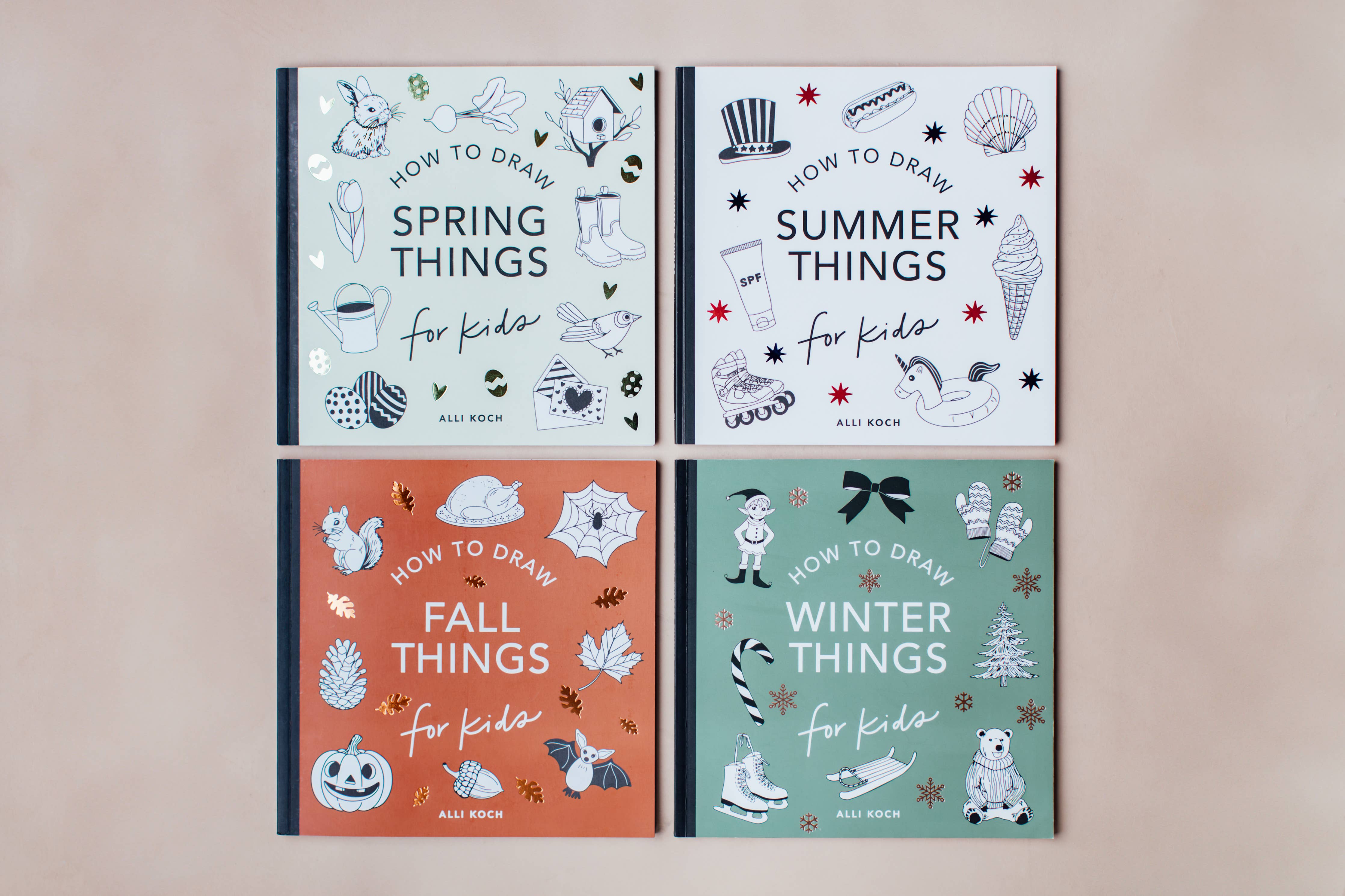 Spring Things: How to Draw Books for Kids