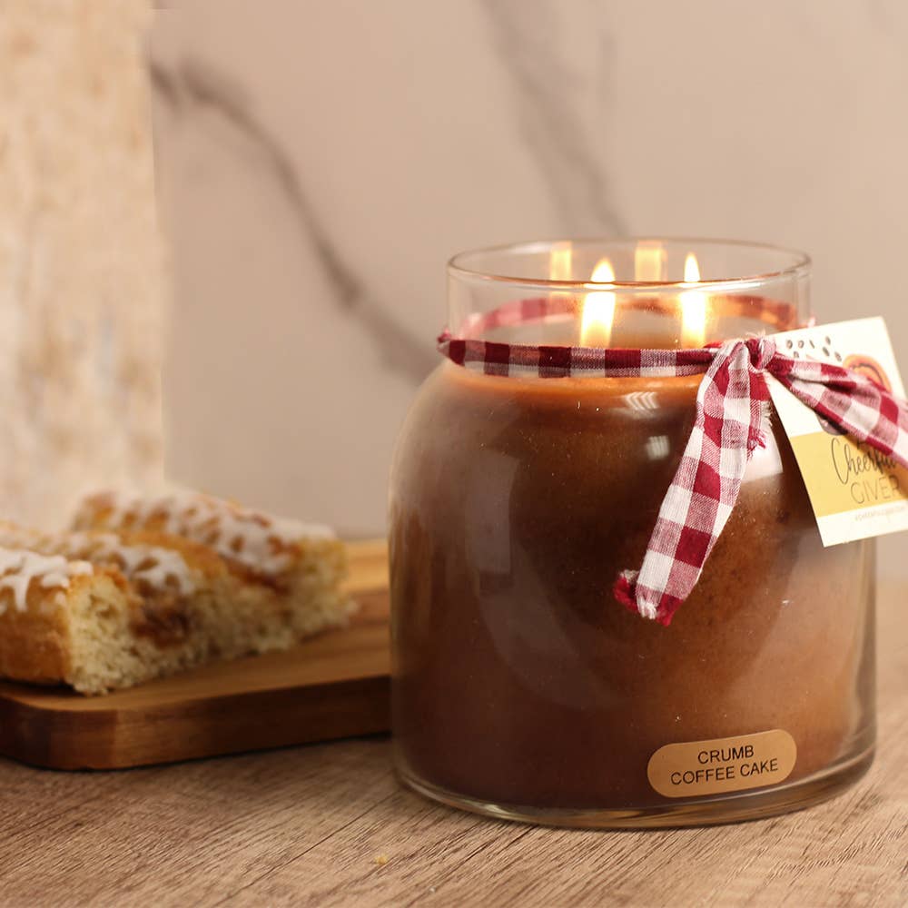 Crumb Coffee Cake – 34oz Strong Scented Gift Candle