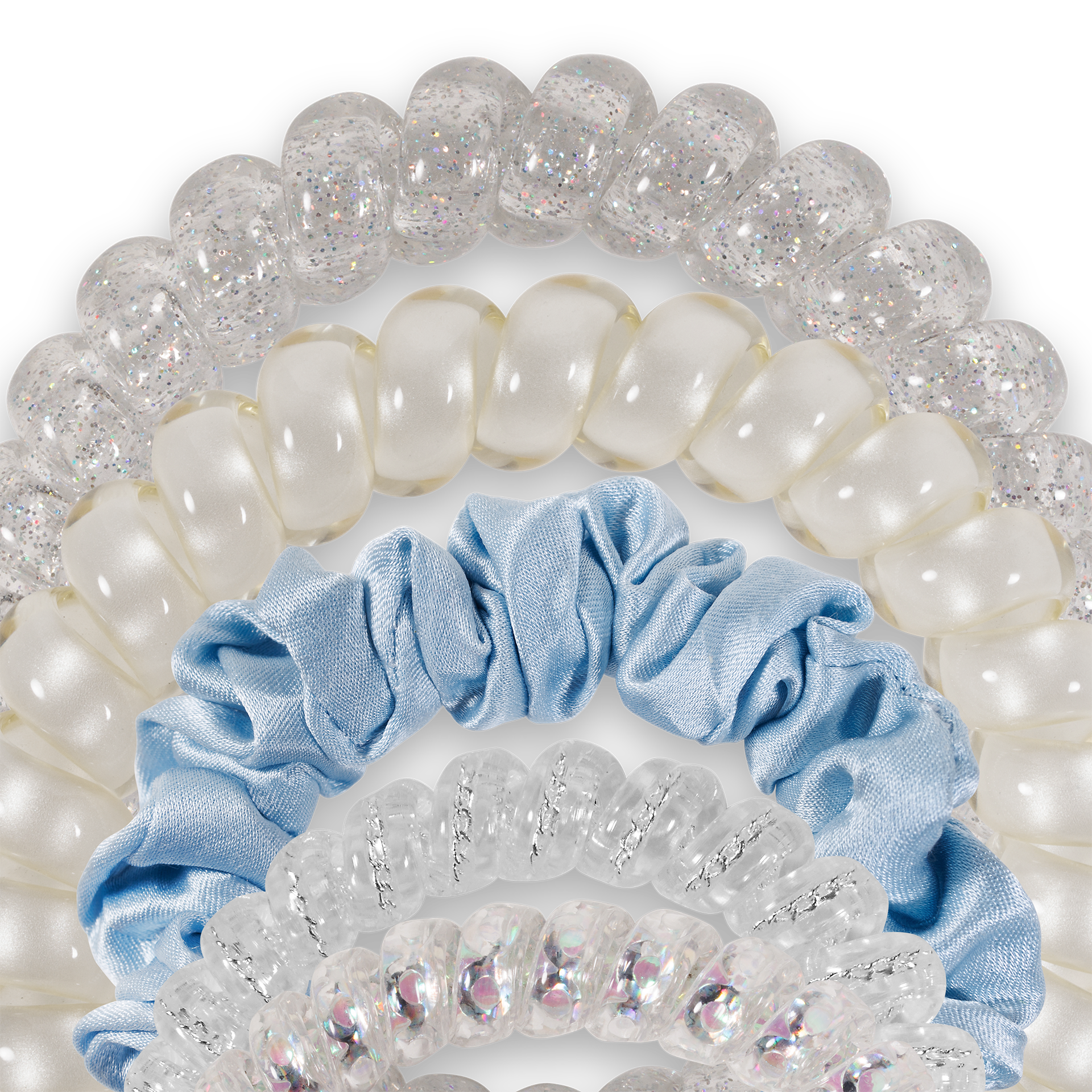 Sprial Hair Coils & Scrunchies | Mixed Pack | Tying the Knot