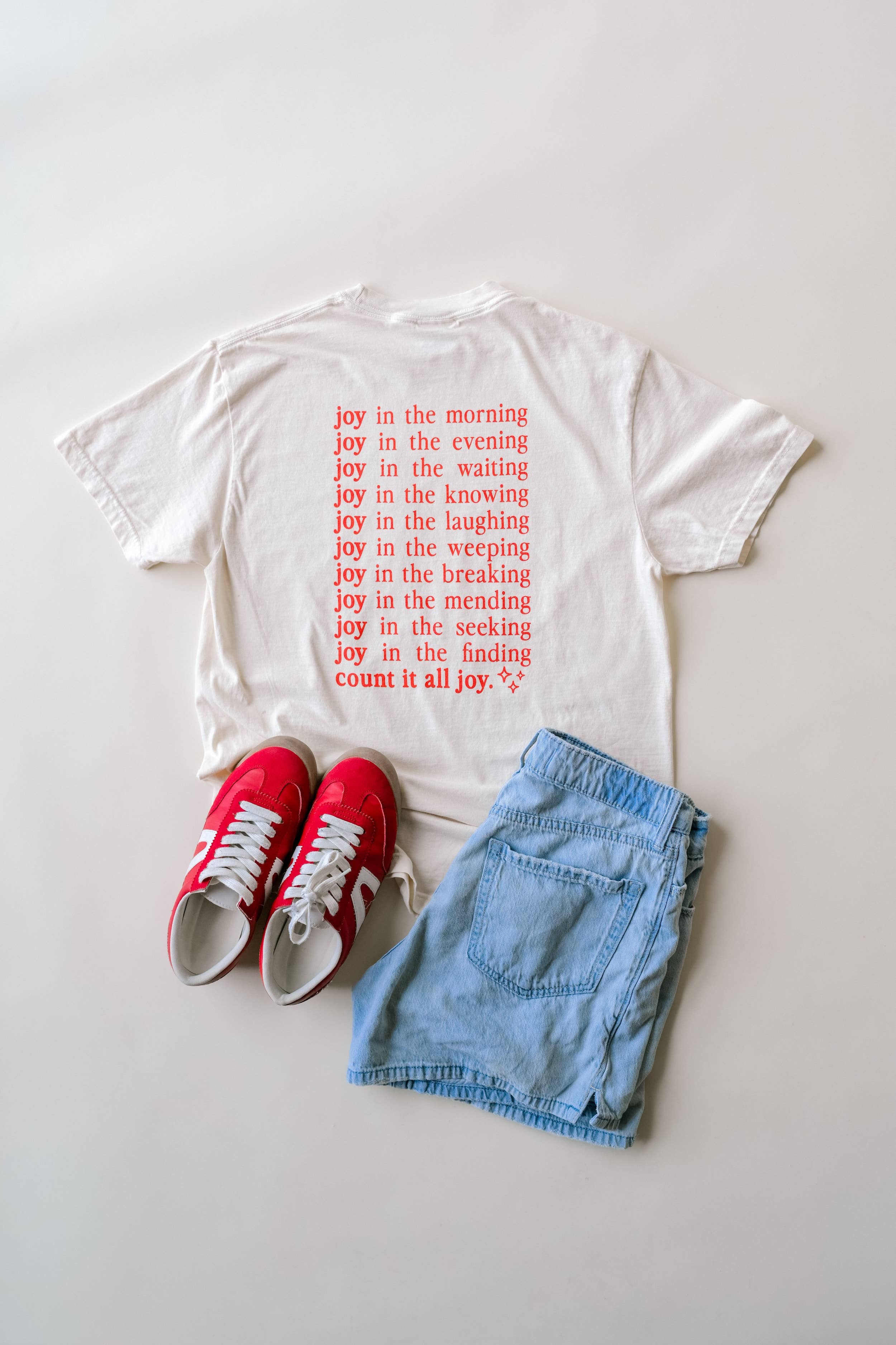 Count It All Joy Tee - Ivory