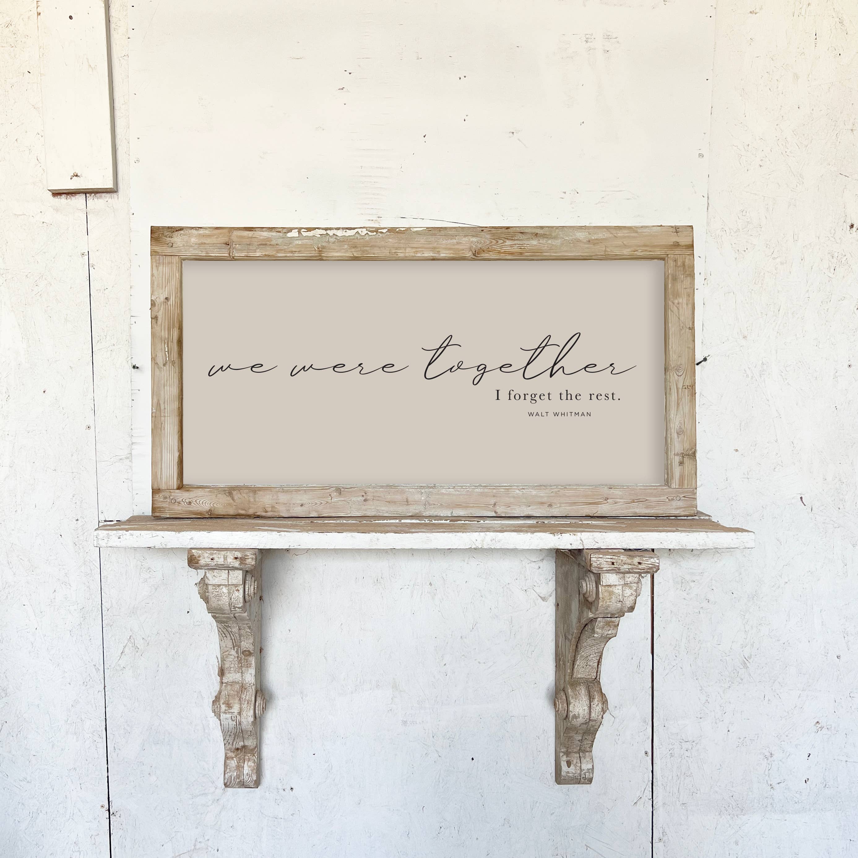 Short & Wide Holland Window - We Were Together