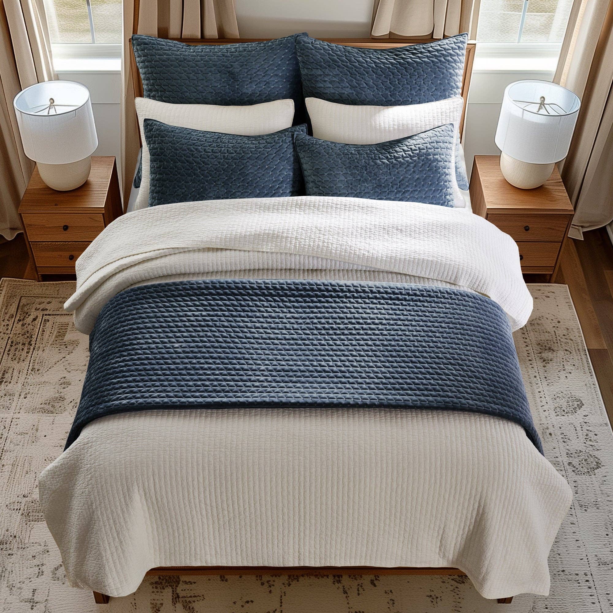 Velvet Stitch Quilt Set