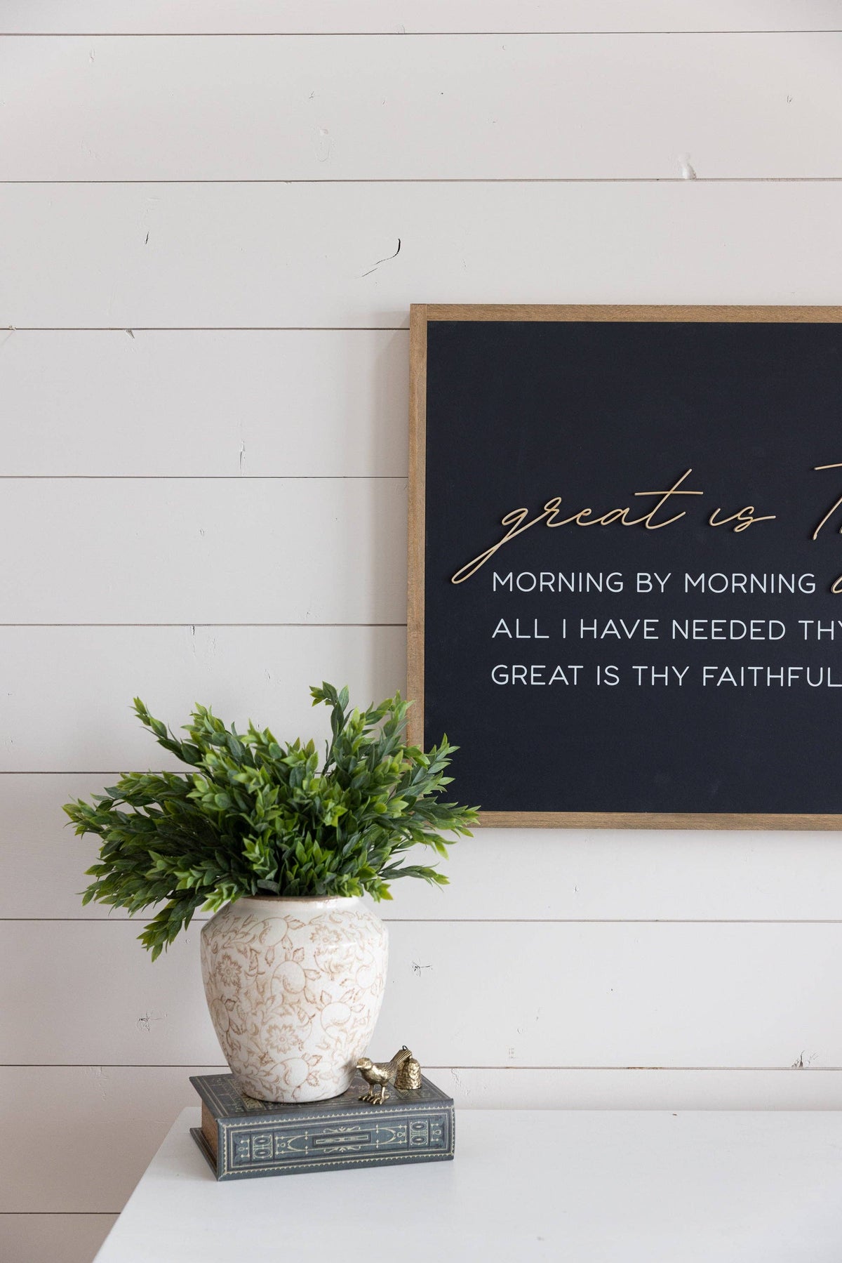 Great Is Thy Faithfulness | Wooden Cutout