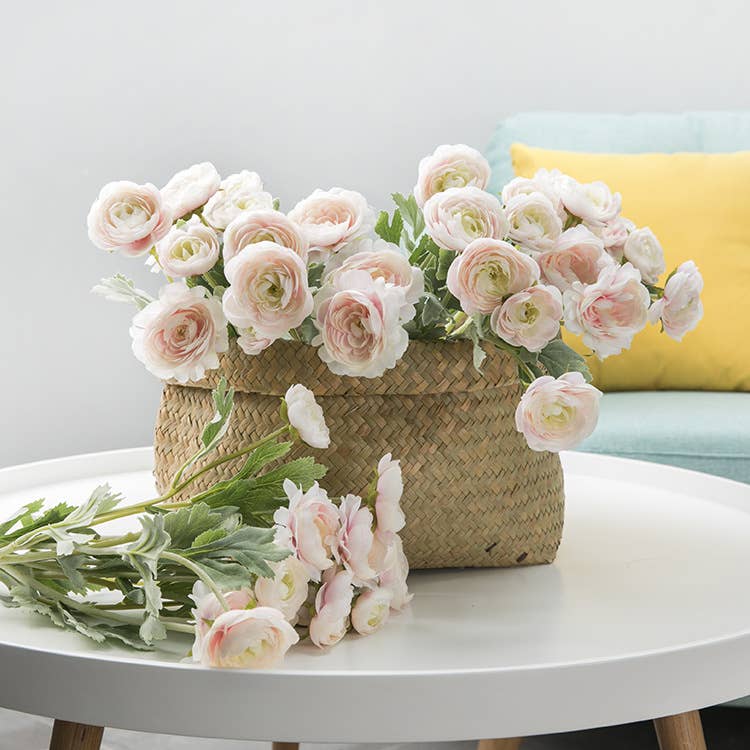 16'' Silk Ranunculus Single Spray Flowers,