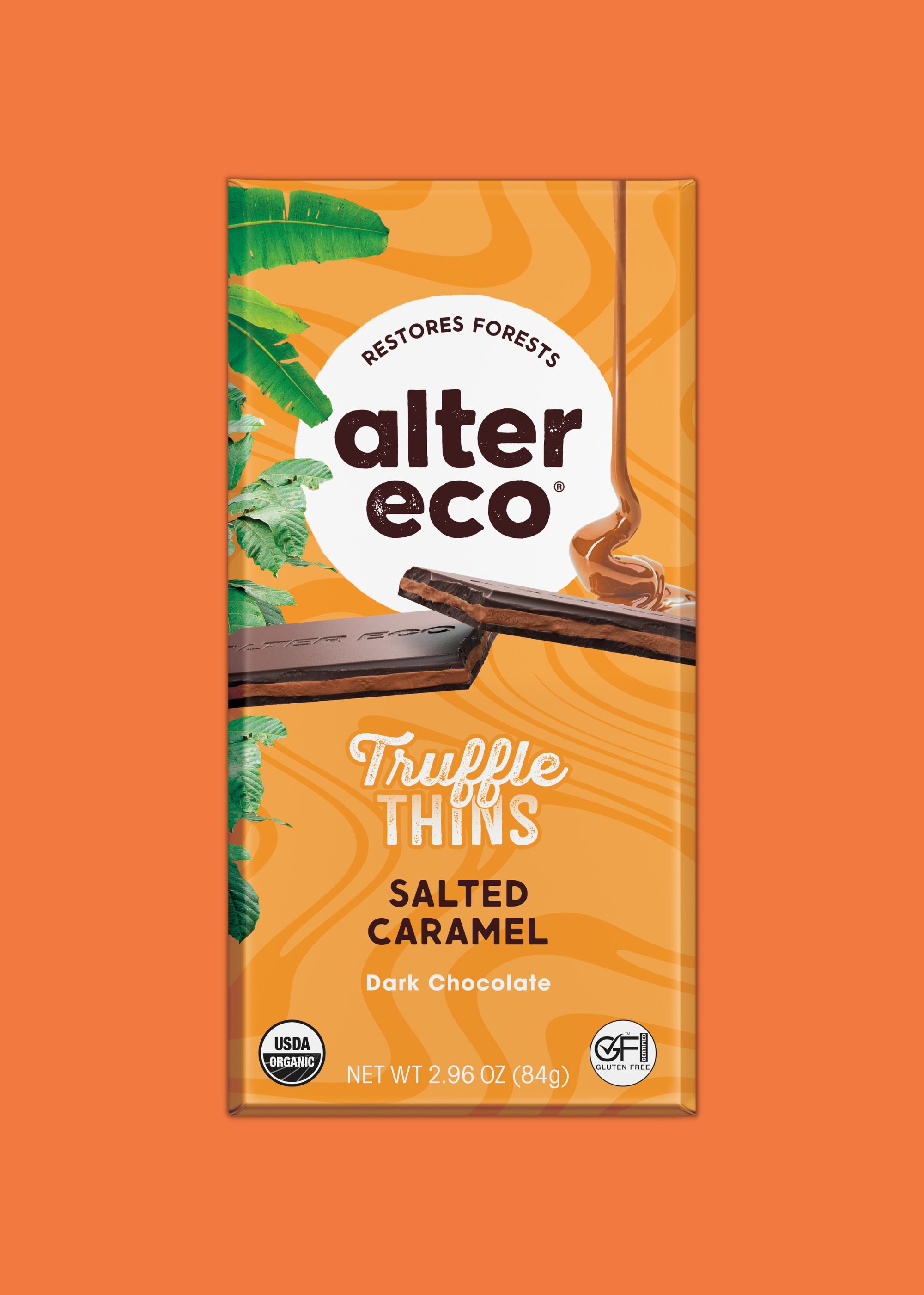 Salted Caramel Truffle Thins