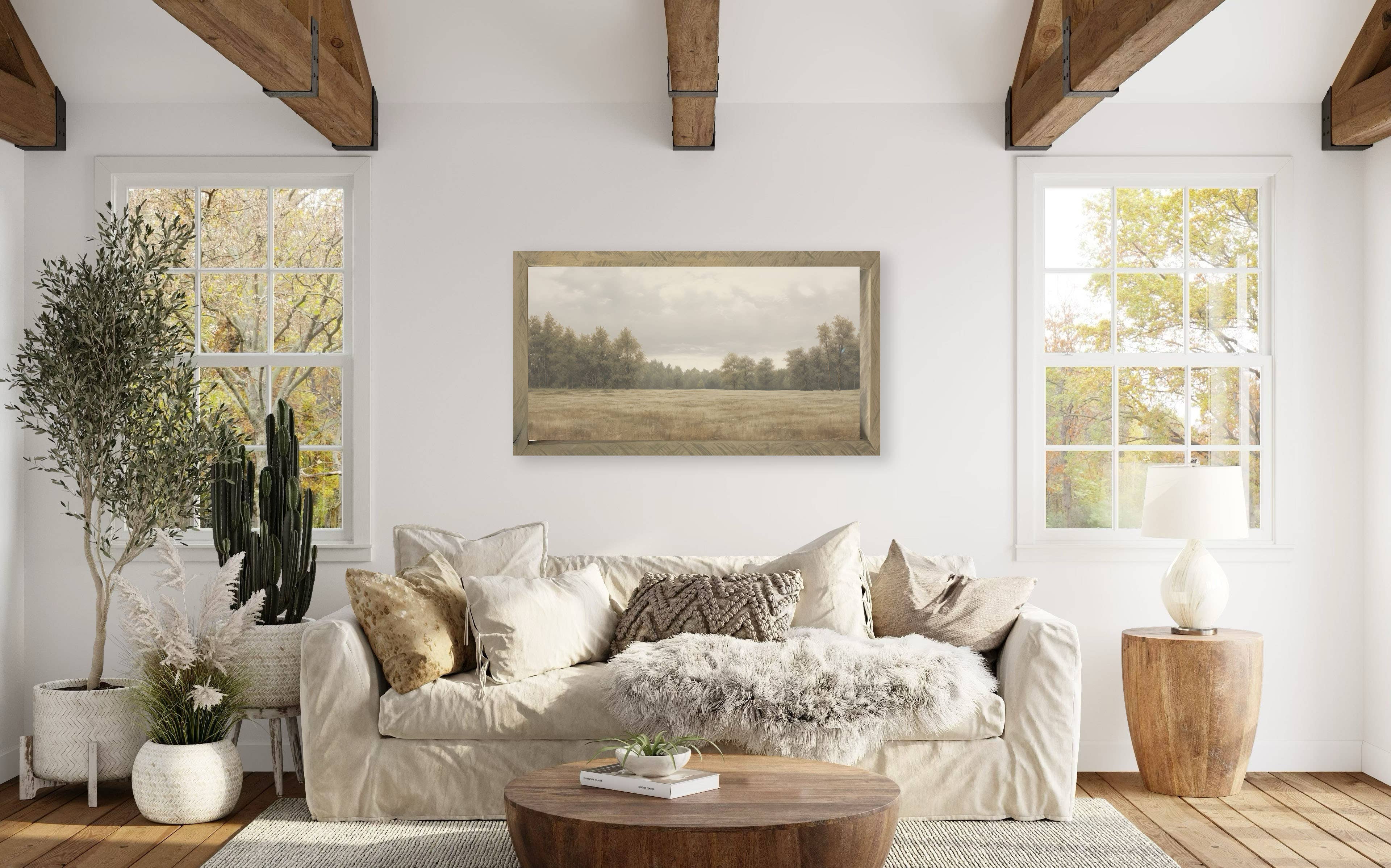 24x48 THIN Timberwood Frame - Treescape 2